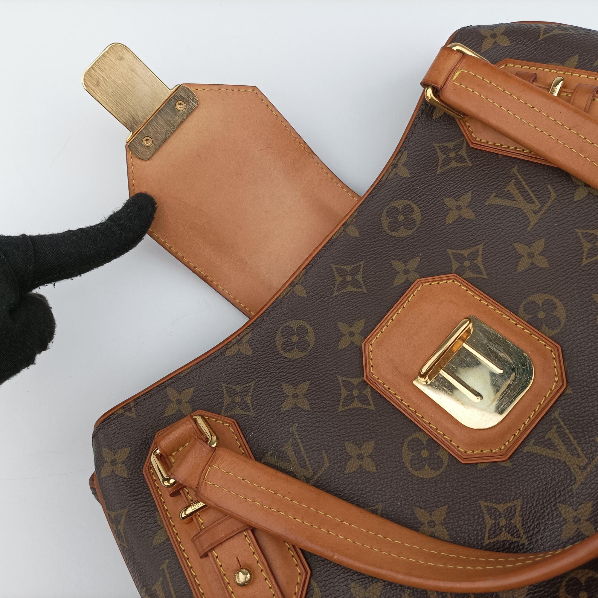 Vintage Louis Vuitton Griet Mirage brown Monogram Canvas M55210 handbag | stylenewstar