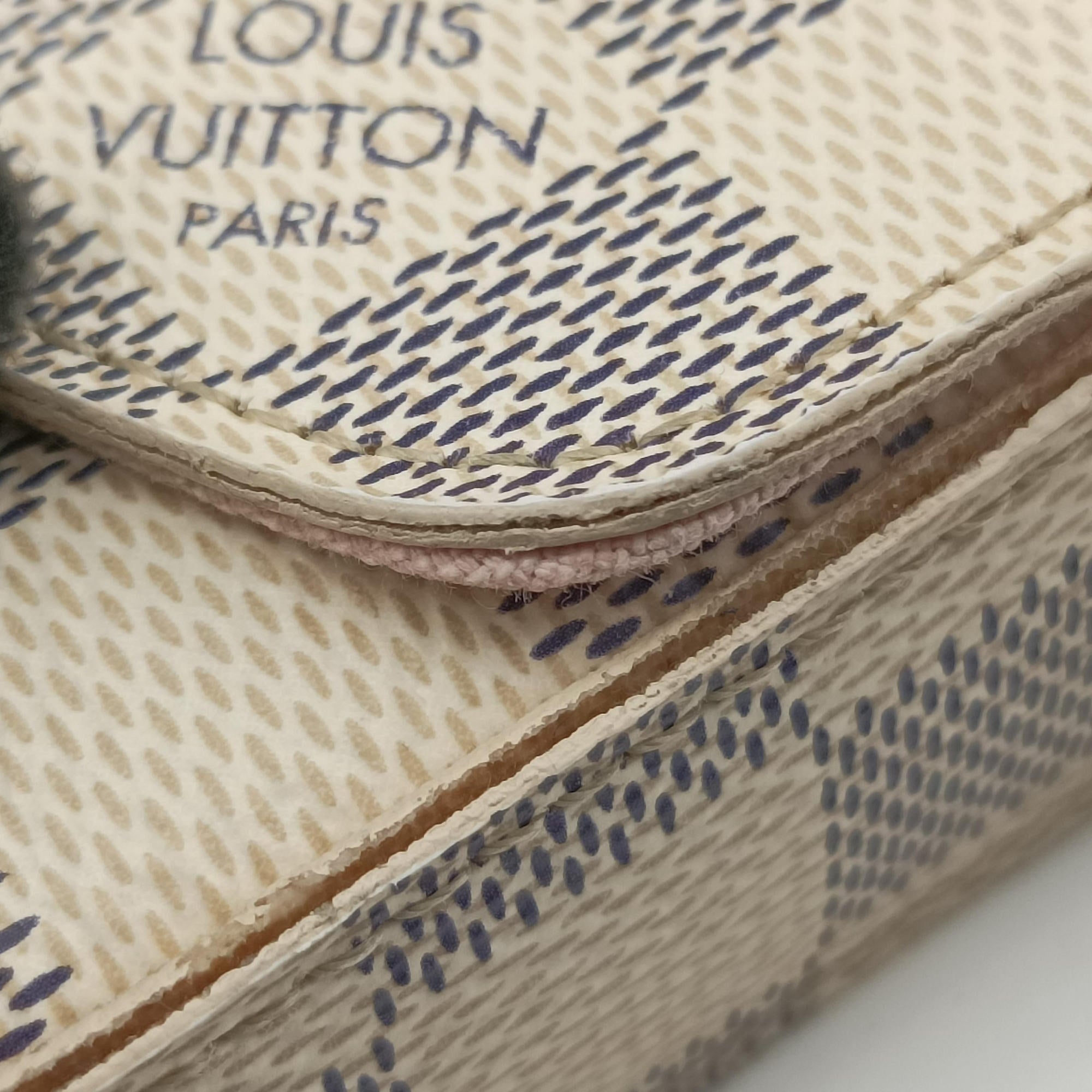 Pre-owned Louis Vuitton Pochette Felicie Azur Damier Canvas N63106 shoulderbag | stylenewstar