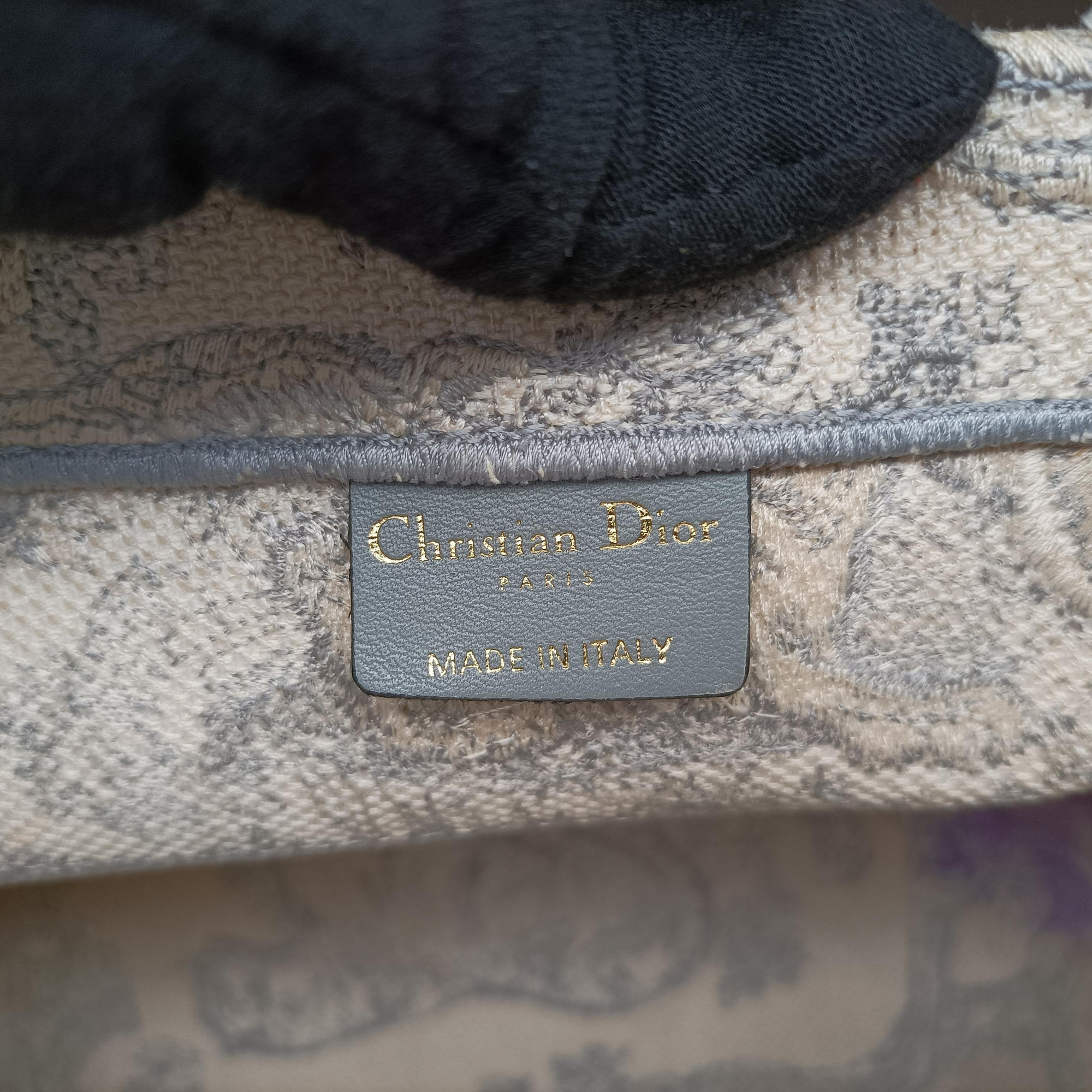 Vintage Christian Dior Toile de Jouy Grey canvas  handbag | stylenewstar