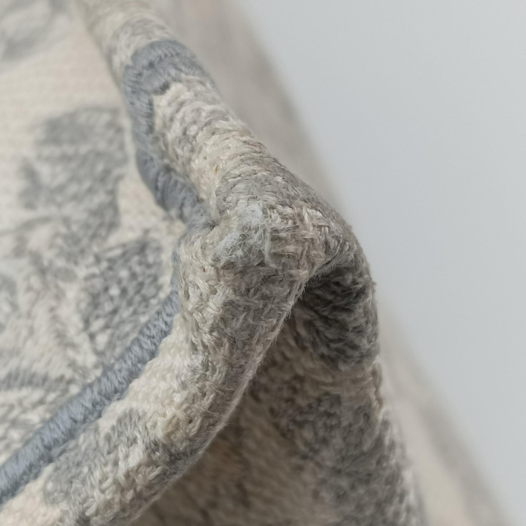 Vintage Christian Dior Toile de Jouy Grey canvas  handbag | stylenewstar