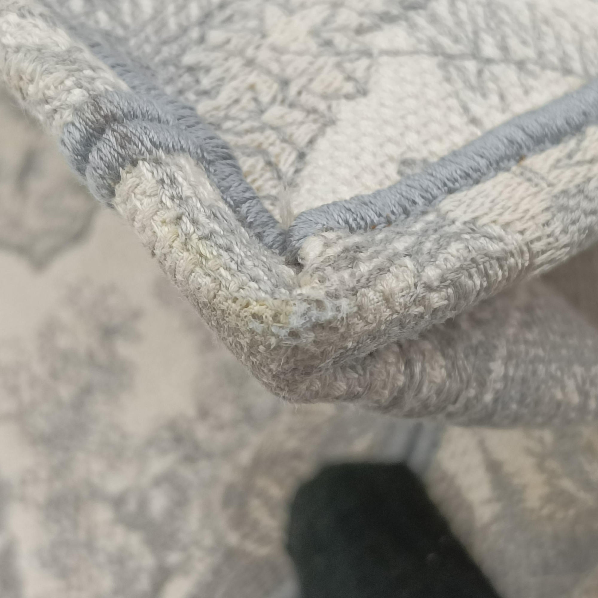 Vintage Christian Dior Toile de Jouy Grey canvas  handbag | stylenewstar
