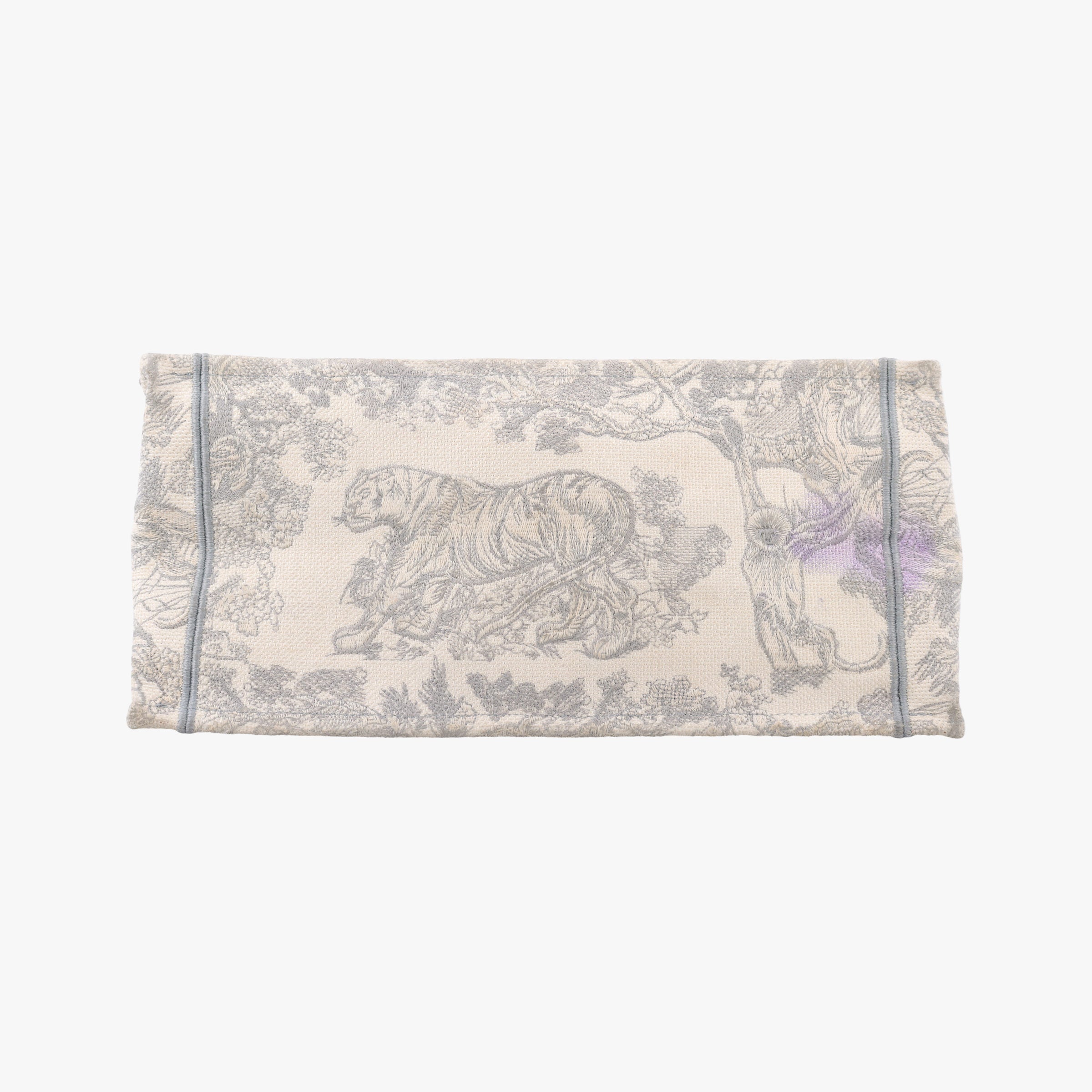 Vintage Christian Dior Toile de Jouy Grey canvas  handbag | stylenewstar