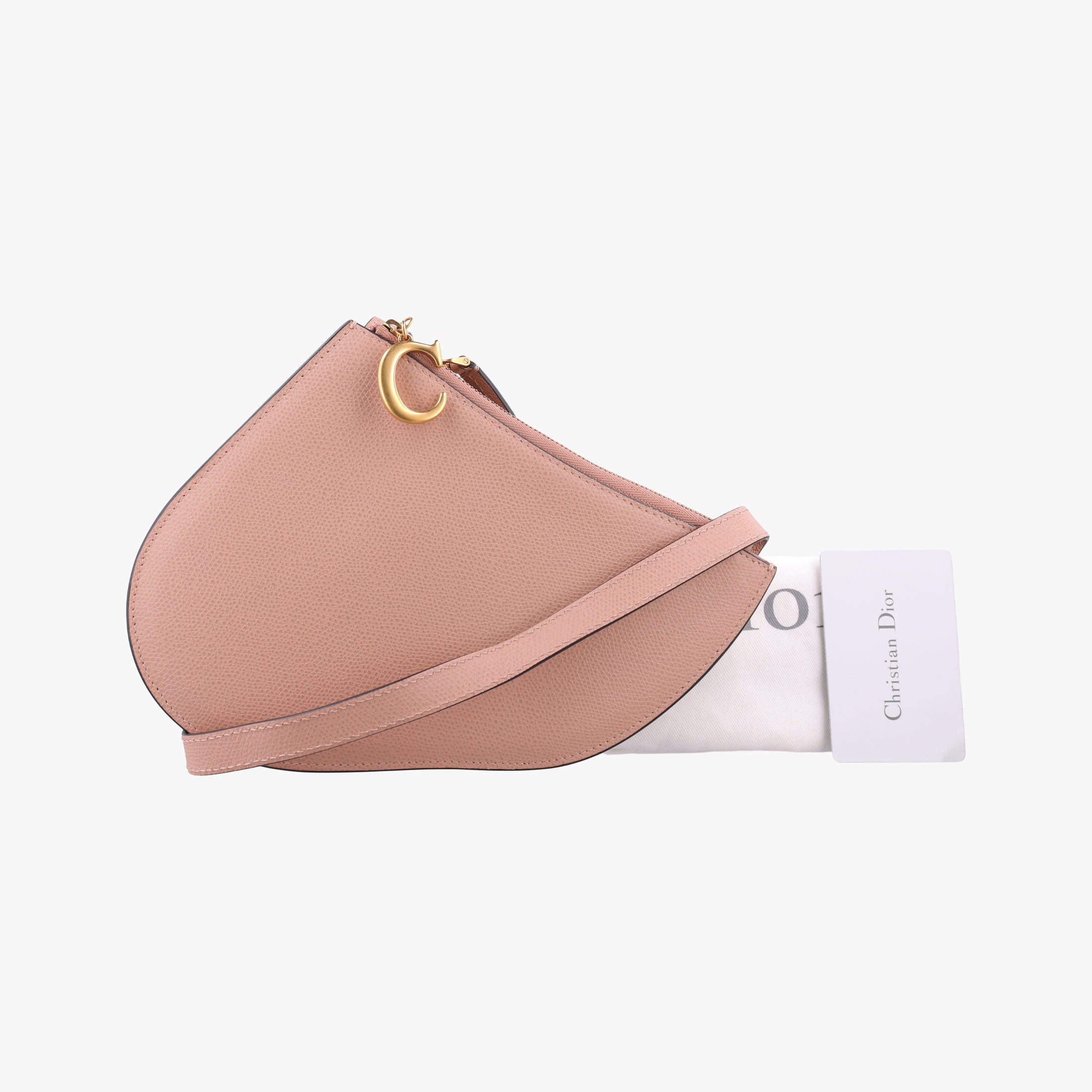 Pre-owned Christian Dior Saddle Pink Leather  shoulderbag | stylenewstar