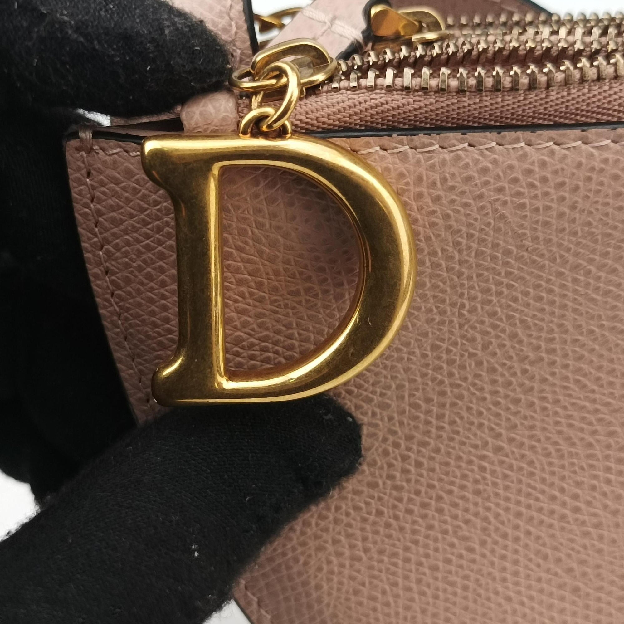Pre-owned Christian Dior Saddle Pink Leather  shoulderbag | stylenewstar