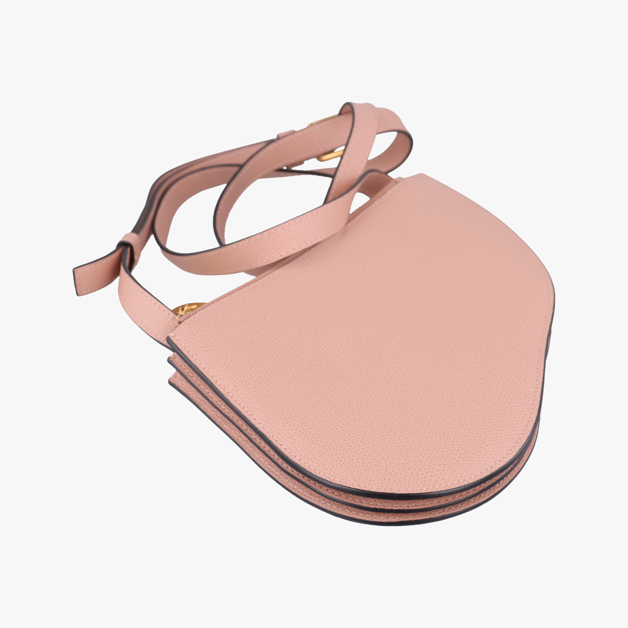 Pre-owned Christian Dior Saddle Pink Leather  shoulderbag | stylenewstar