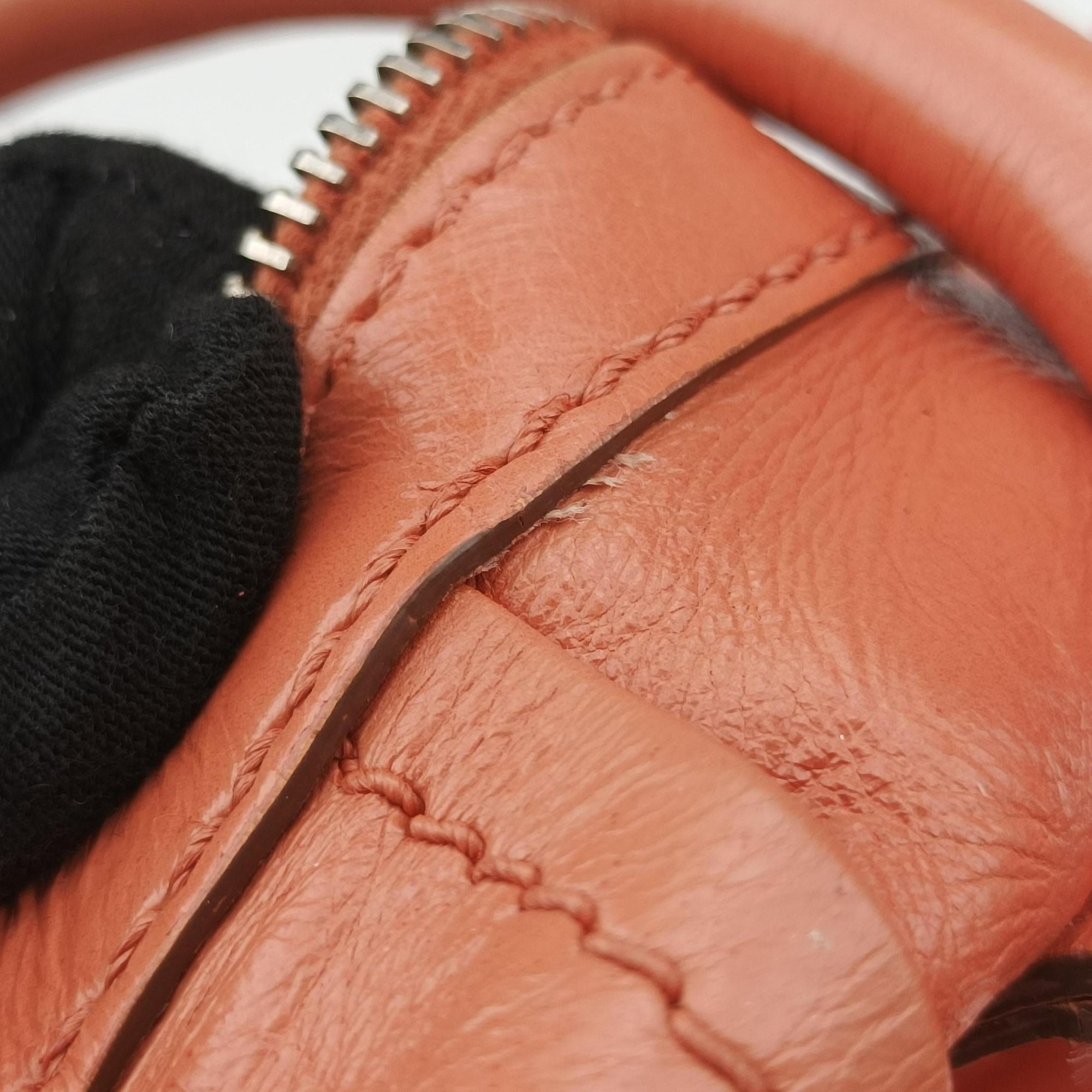 Pre-owned TODS G-LINE Orange Leather  shoulderbag | stylenewstar