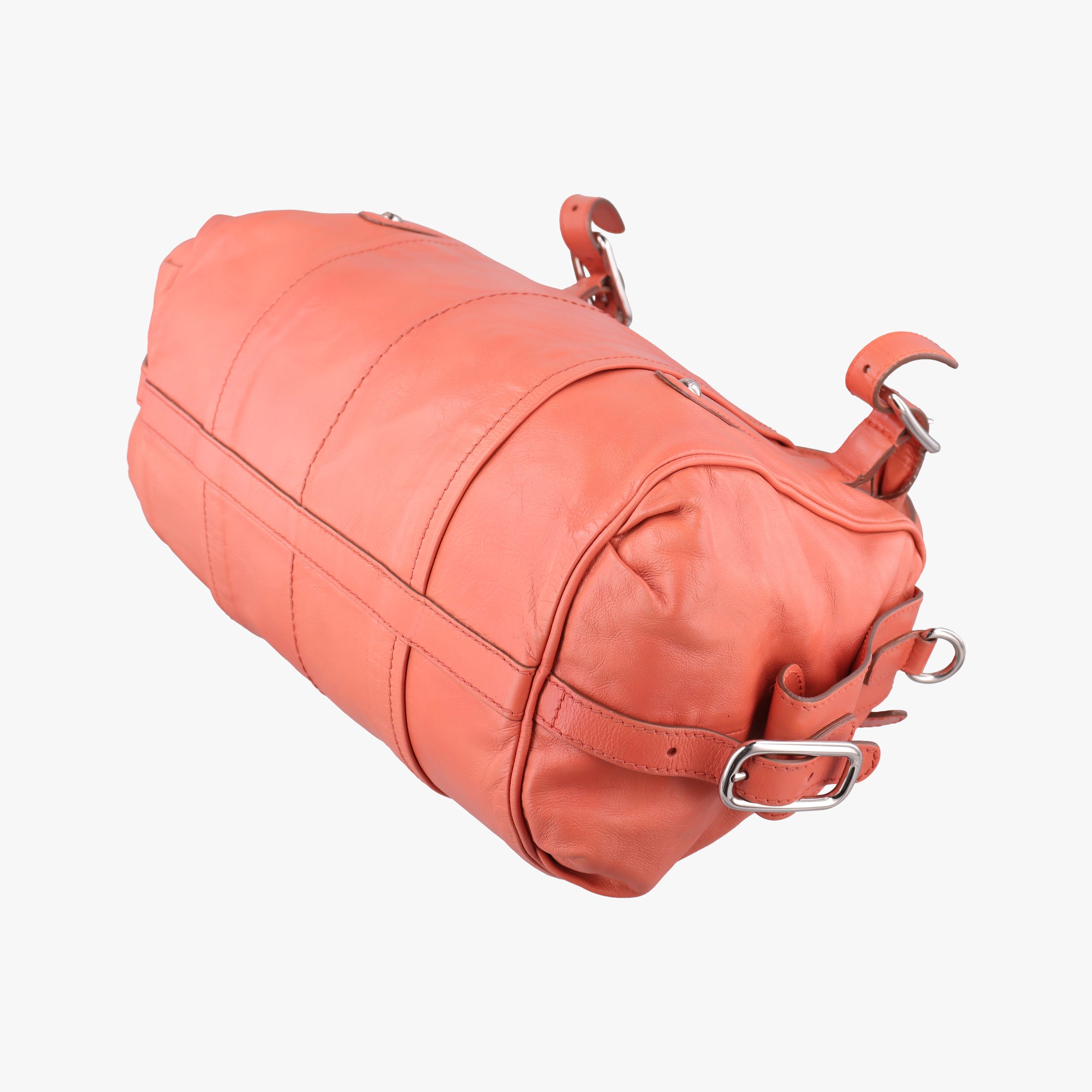 Pre-owned TODS G-LINE Orange Leather  shoulderbag | stylenewstar