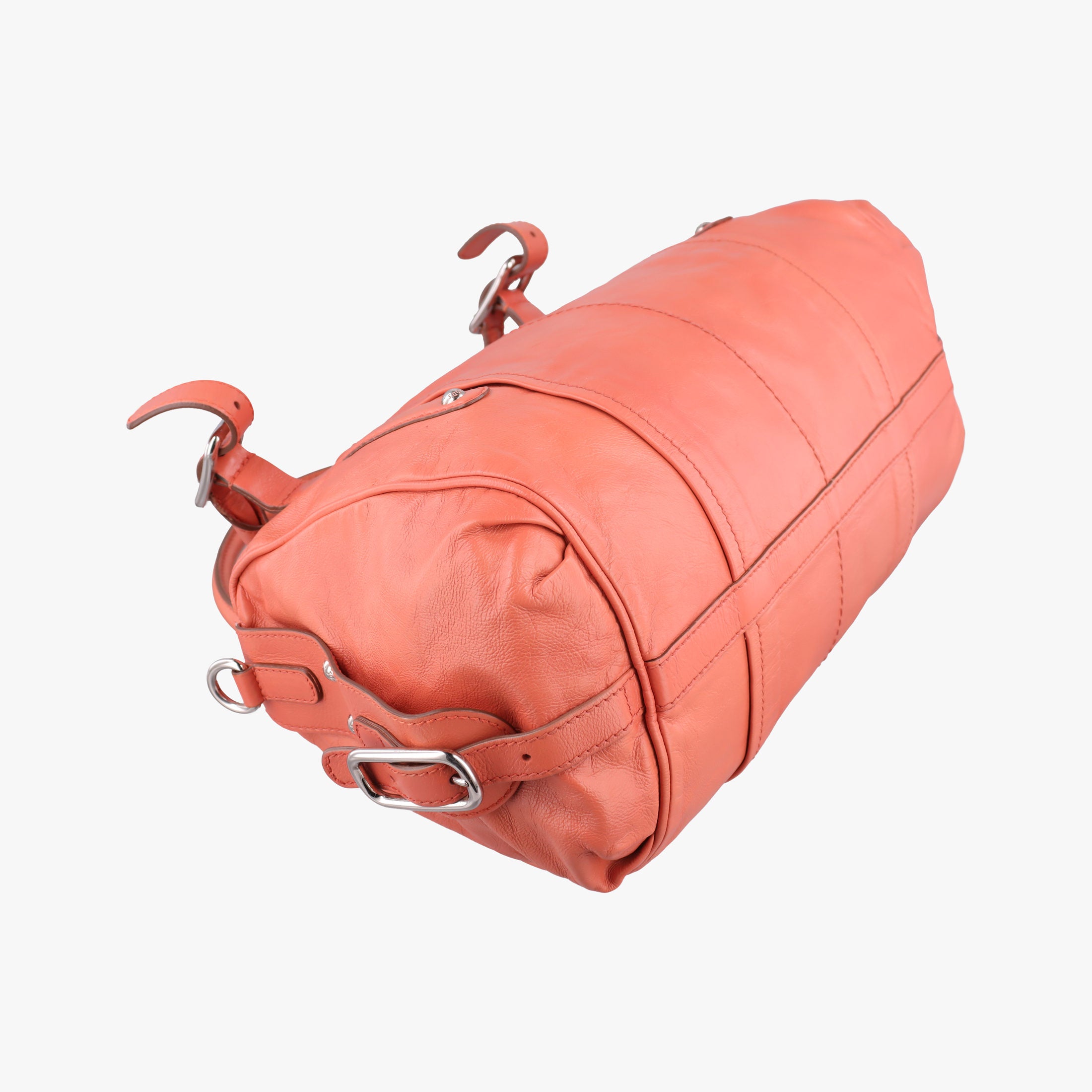 Pre-owned TODS G-LINE Orange Leather  shoulderbag | stylenewstar