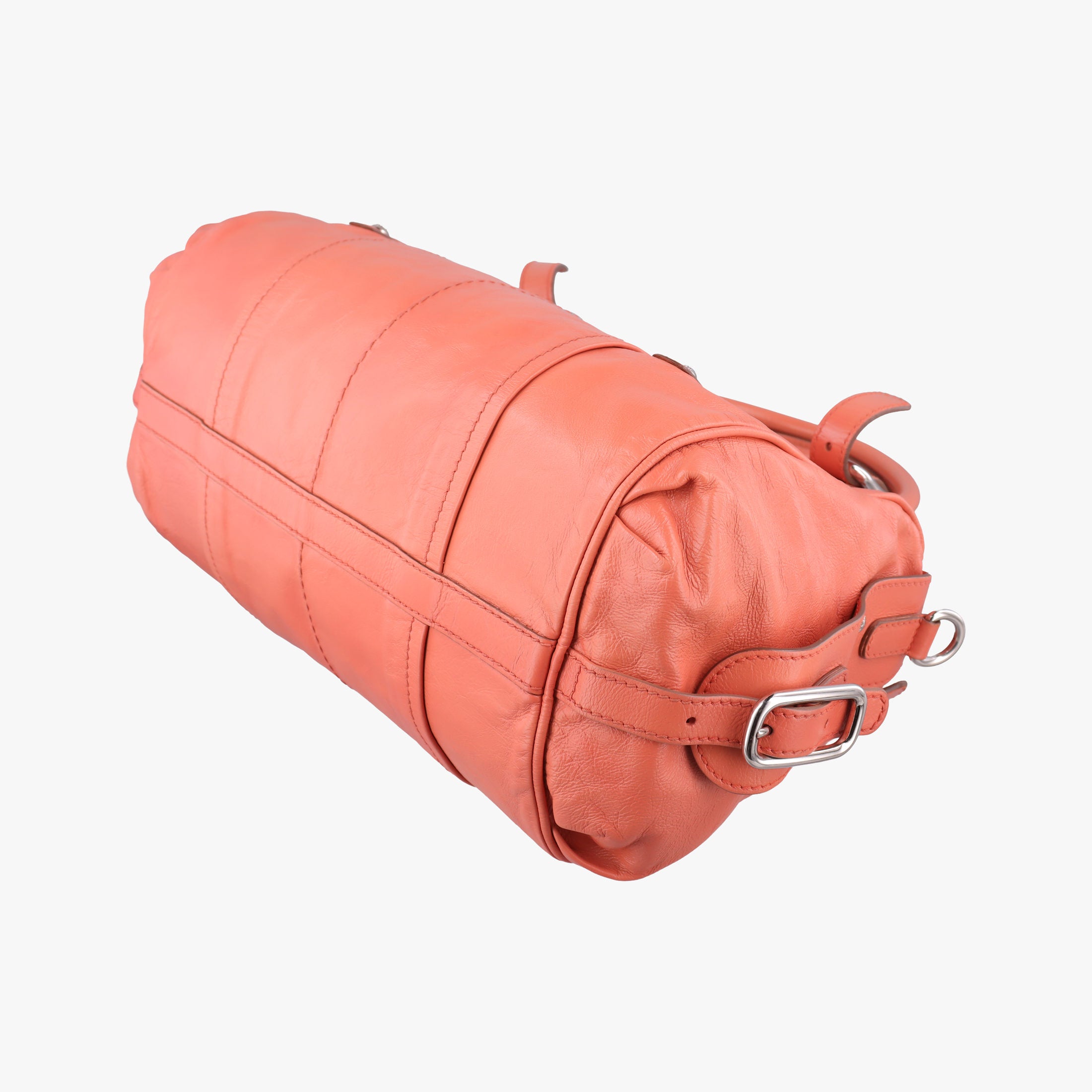 Pre-owned TODS G-LINE Orange Leather  shoulderbag | stylenewstar