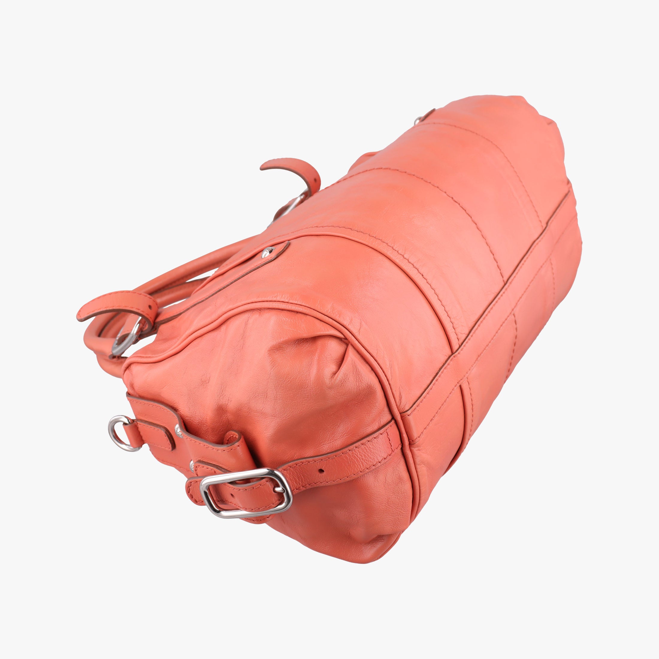 Pre-owned TODS G-LINE Orange Leather  shoulderbag | stylenewstar