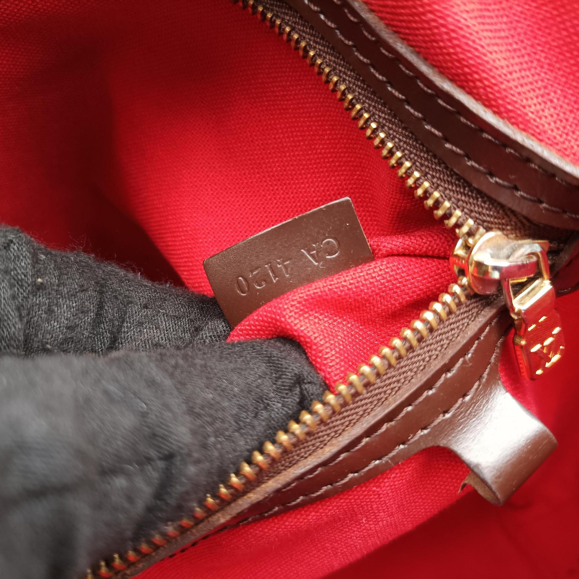 Vintage Louis Vuitton Cabas Rivington EBENE Damier Canvas N41108 shoulderbag | stylenewstar