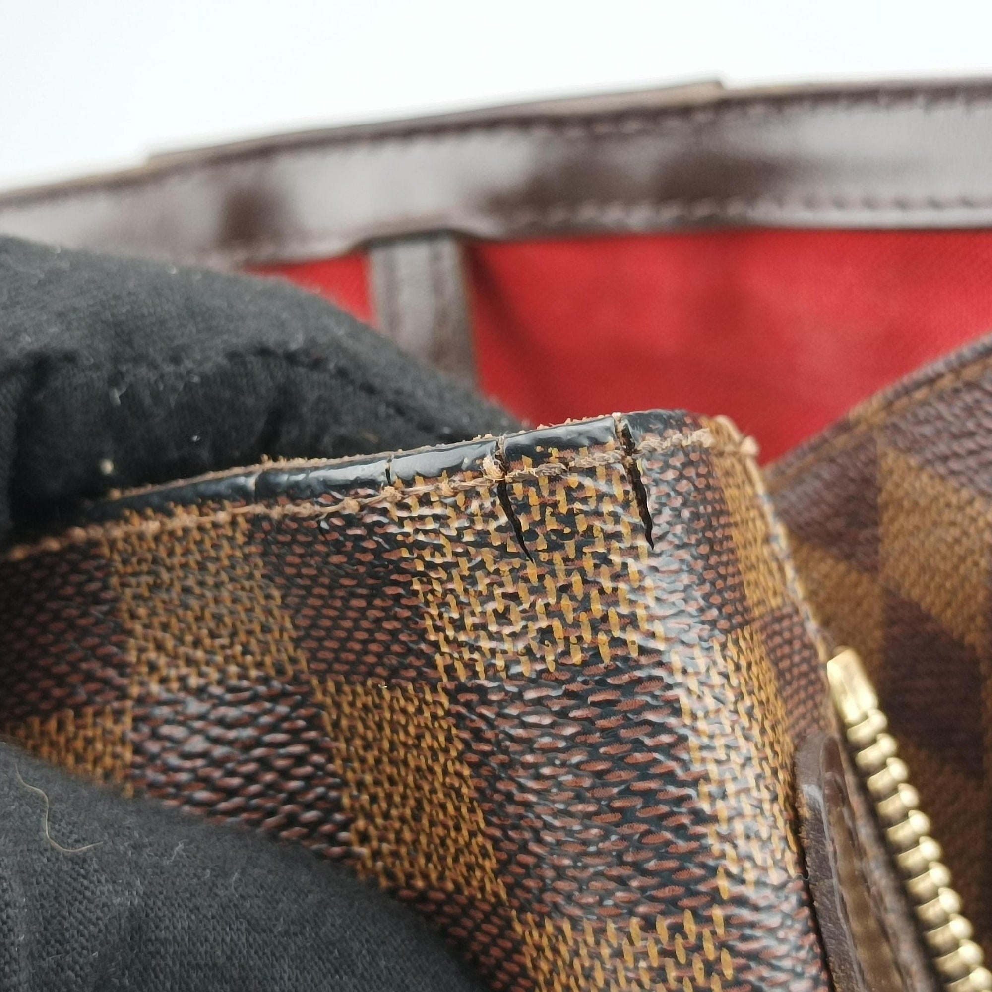 Vintage Louis Vuitton Cabas Rivington EBENE Damier Canvas N41108 shoulderbag | stylenewstar