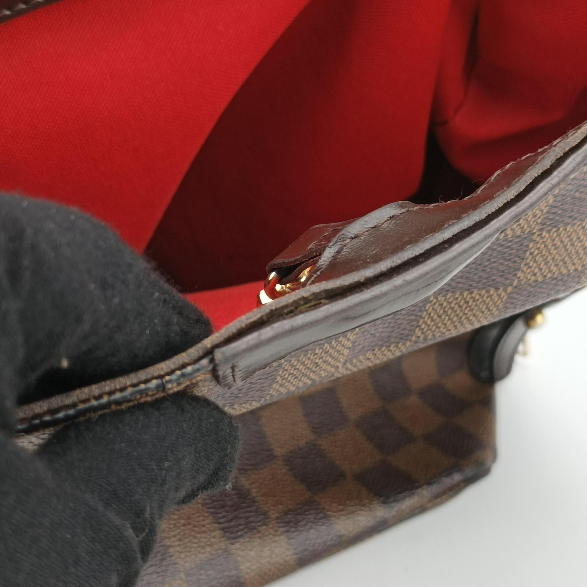Vintage Louis Vuitton Cabas Rivington EBENE Damier Canvas N41108 shoulderbag | stylenewstar