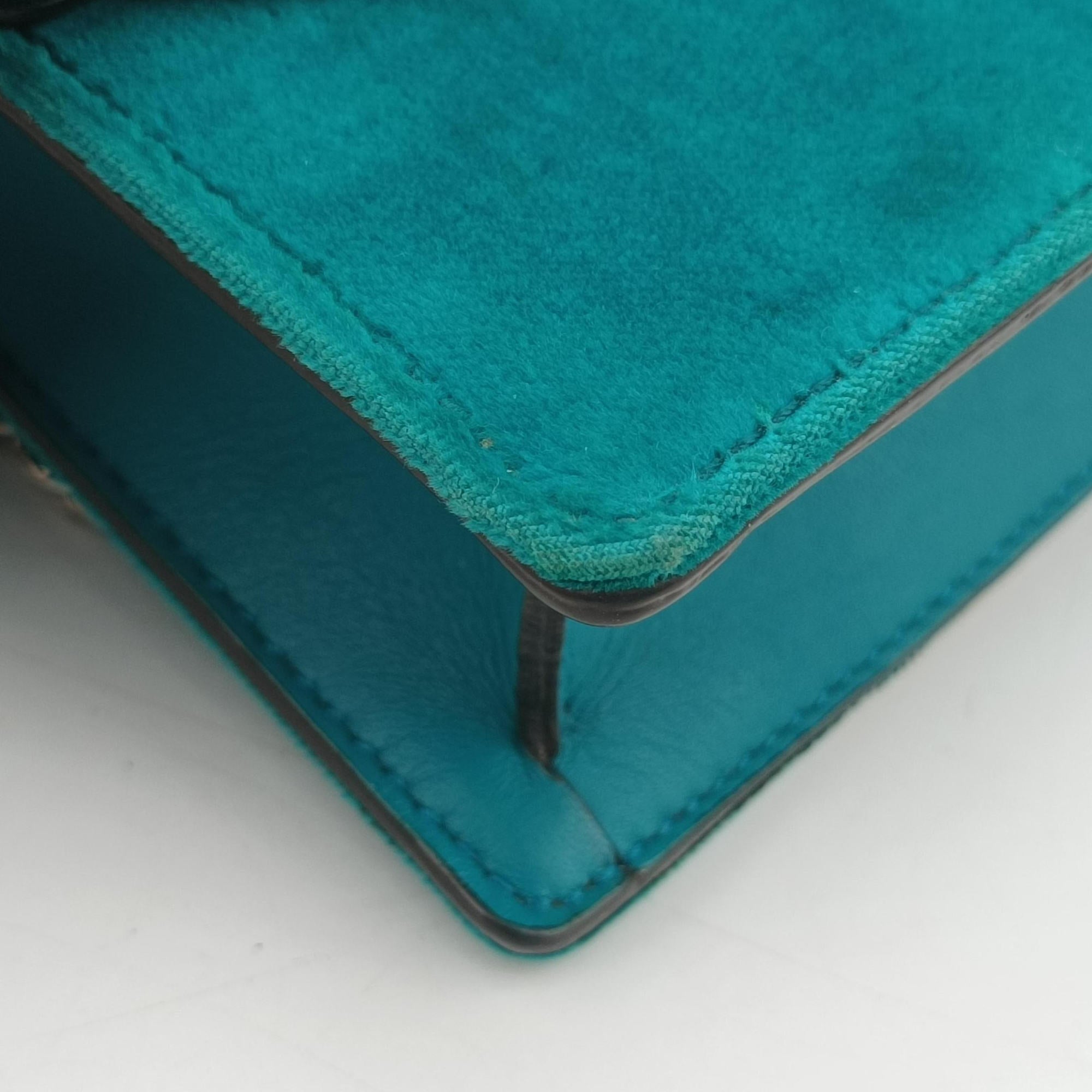 Vintage Gucci Dionysus Blue velour 476432 shoulderbag | stylenewstar