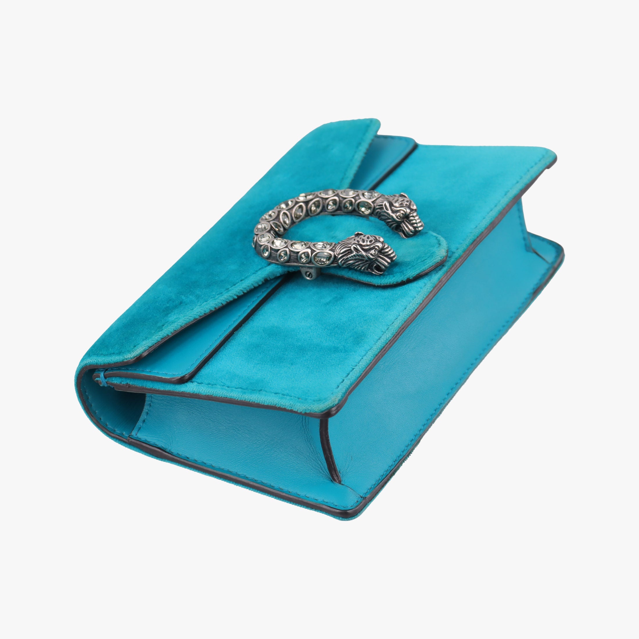 Vintage Gucci Dionysus Blue velour 476432 shoulderbag | stylenewstar