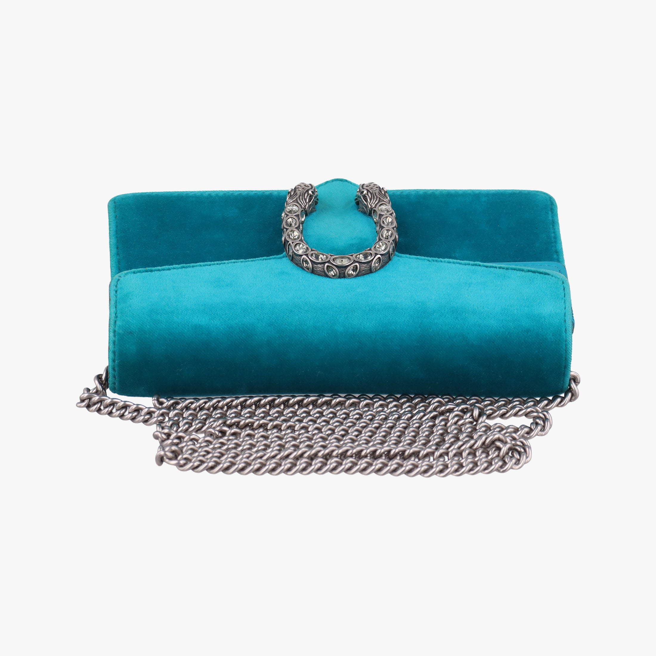 Vintage Gucci Dionysus Blue velour 476432 shoulderbag | stylenewstar