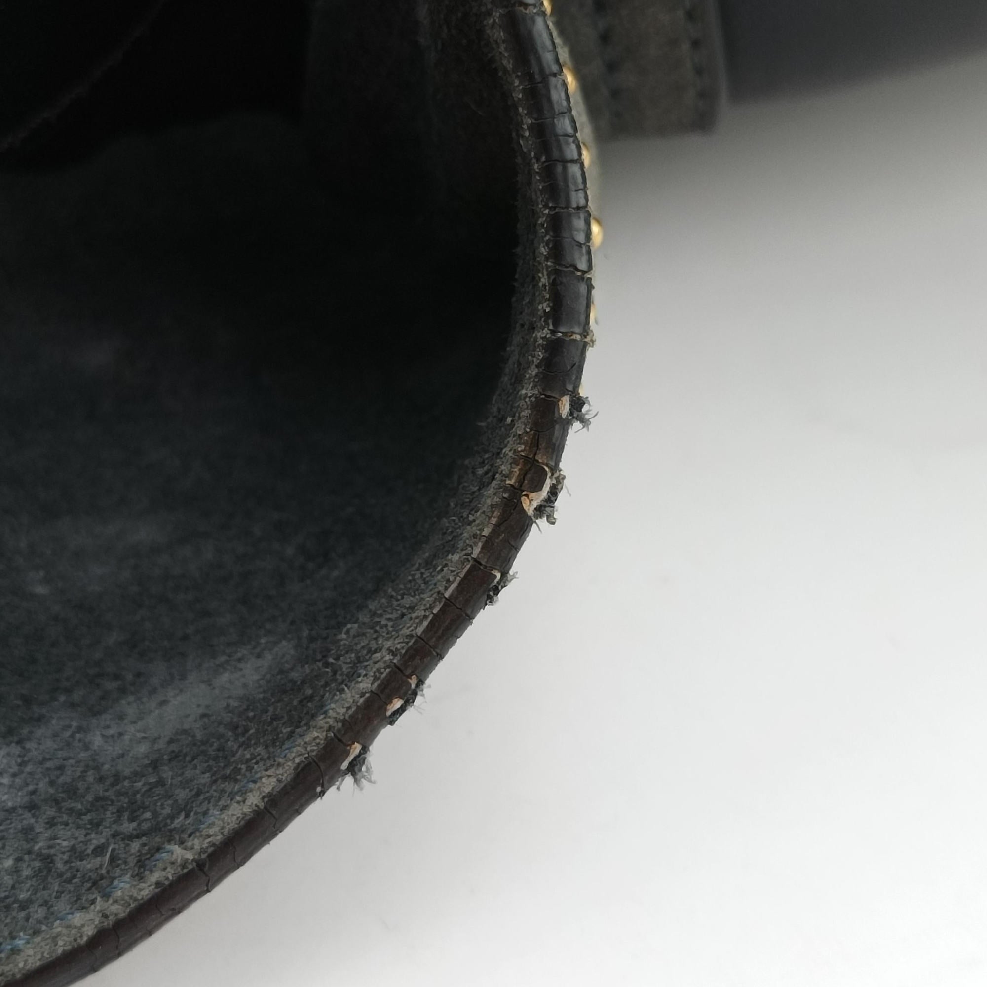 Pre-owned Chloe Hudson Gray × Black Suede × Leather  shoulderbag | stylenewstar