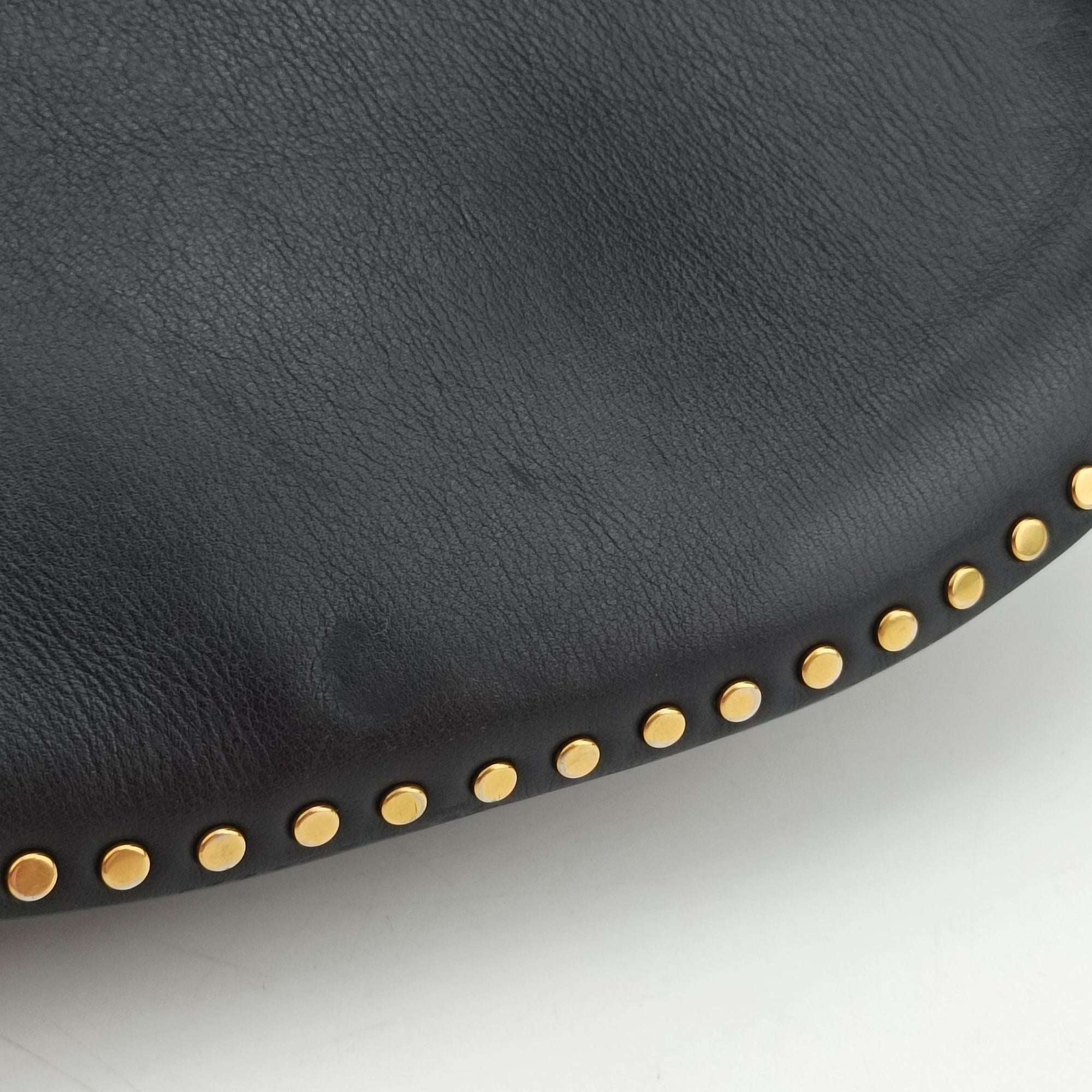 Pre-owned Chloe Hudson Gray × Black Suede × Leather  shoulderbag | stylenewstar