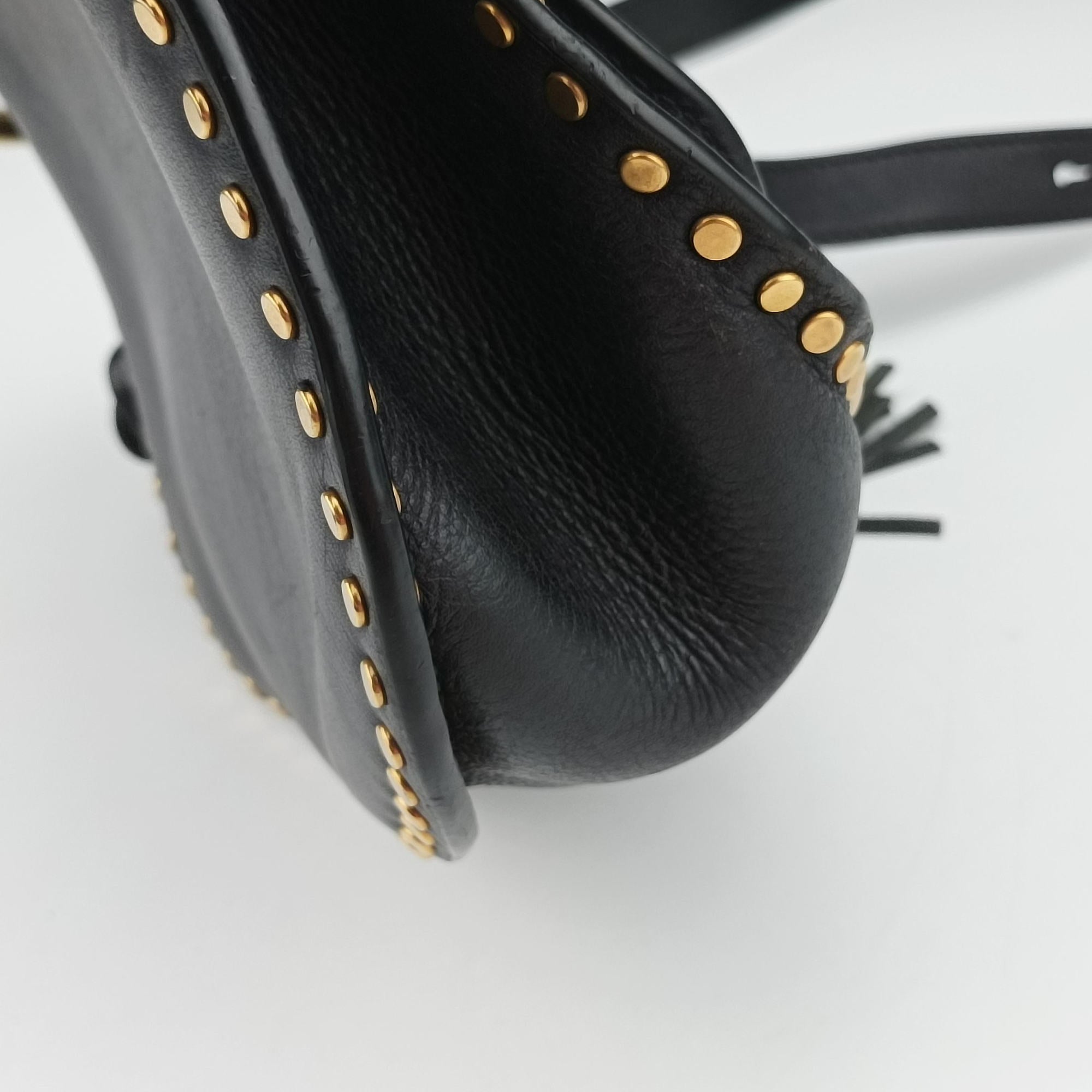 Pre-owned Chloe Hudson Gray × Black Suede × Leather  shoulderbag | stylenewstar