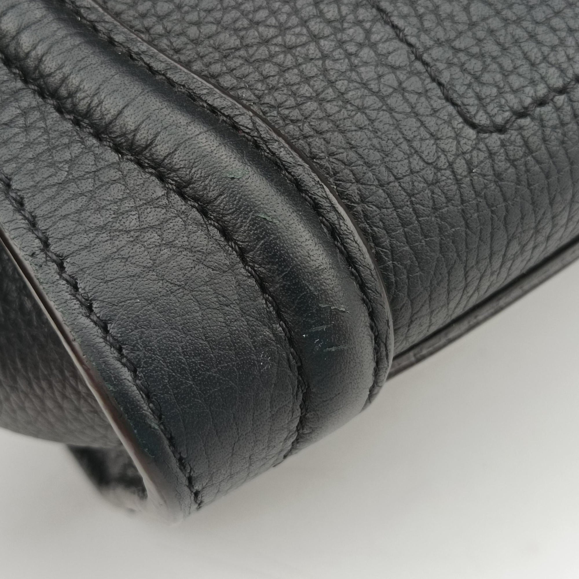 Pre-owned Celine Luggage nano Shopper Black Leather  shoulderbag | stylenewstar