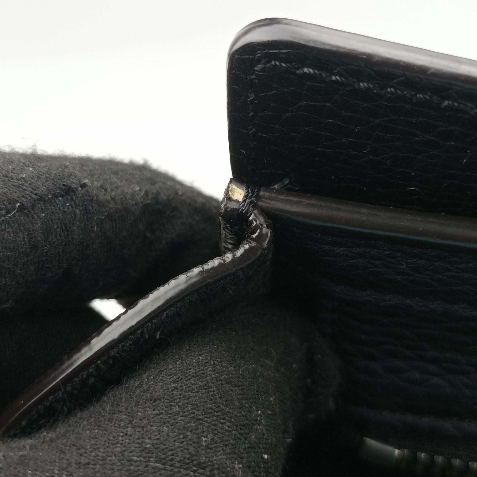 Pre-owned Celine Luggage nano Shopper Black Leather  shoulderbag | stylenewstar