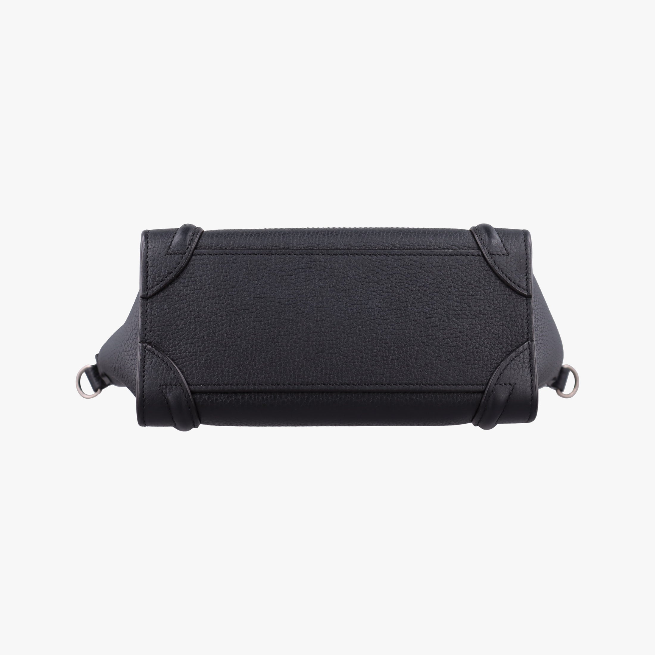 Pre-owned Celine Luggage nano Shopper Black Leather  shoulderbag | stylenewstar