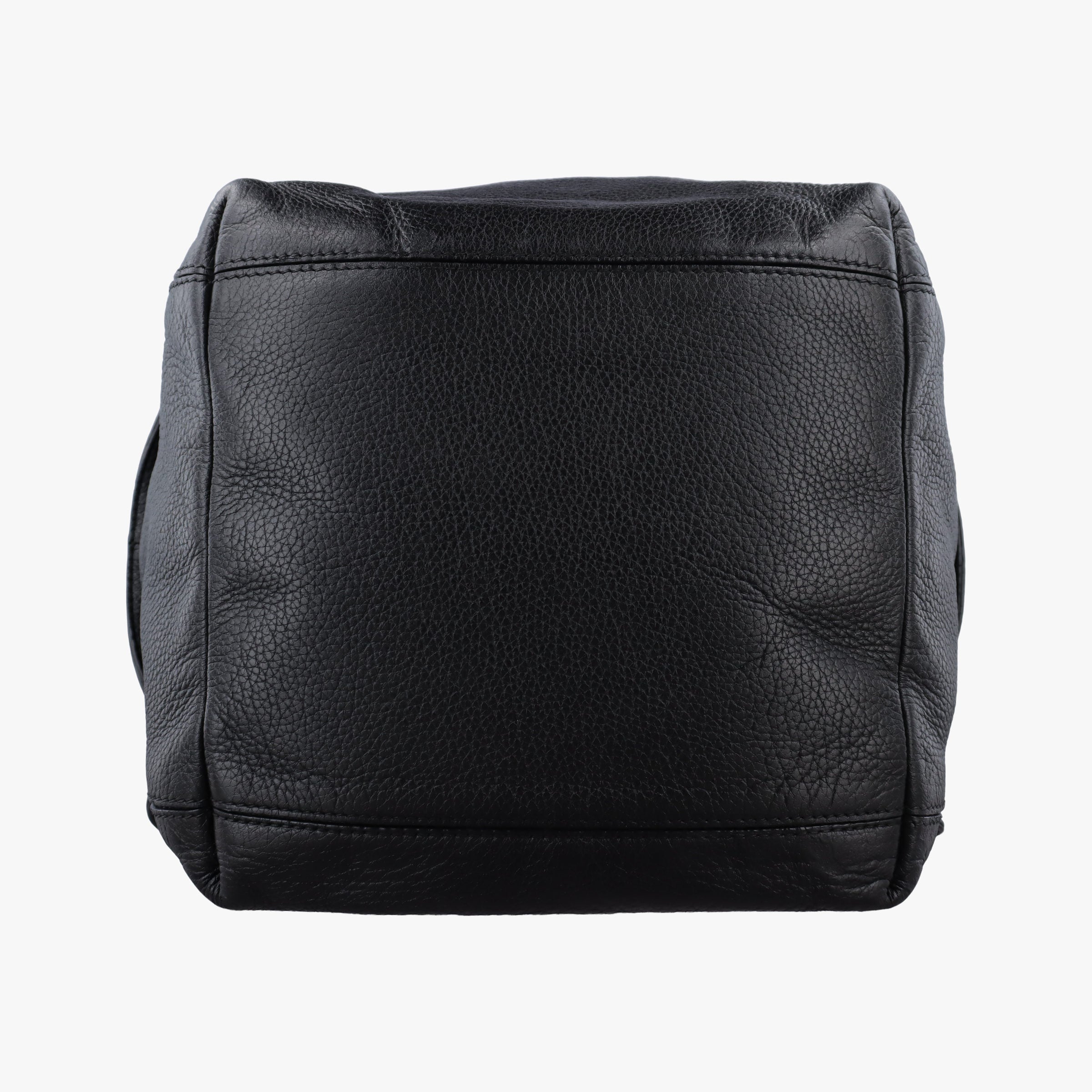 Pre-owned Bottega Veneta Cube soft bag Black x Brown Leather  shoulderbag | stylenewstar