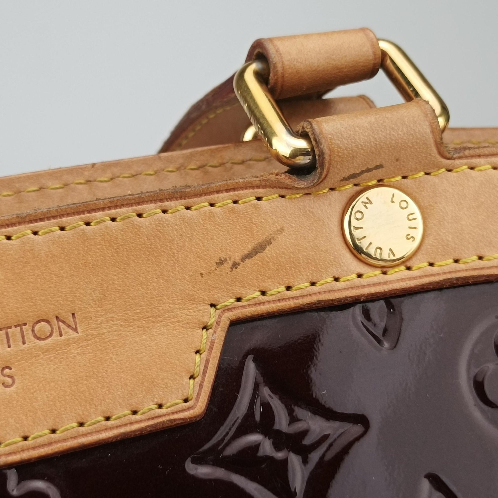 Vintage Louis Vuitton Brea MM ROUGE FAUVISTE Vernis M91690 shoulderbag | stylenewstar