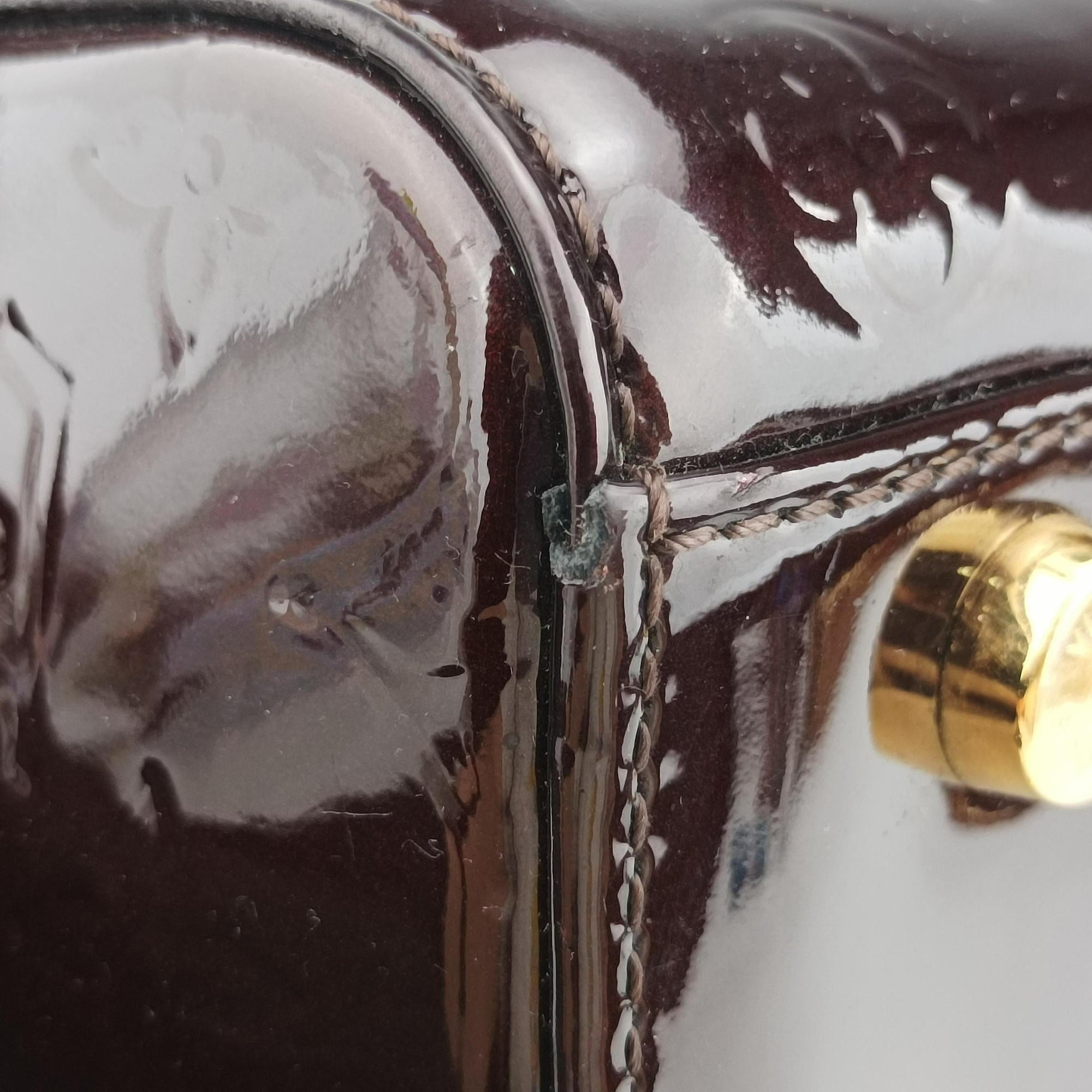Vintage Louis Vuitton Brea MM ROUGE FAUVISTE Vernis M91690 shoulderbag | stylenewstar
