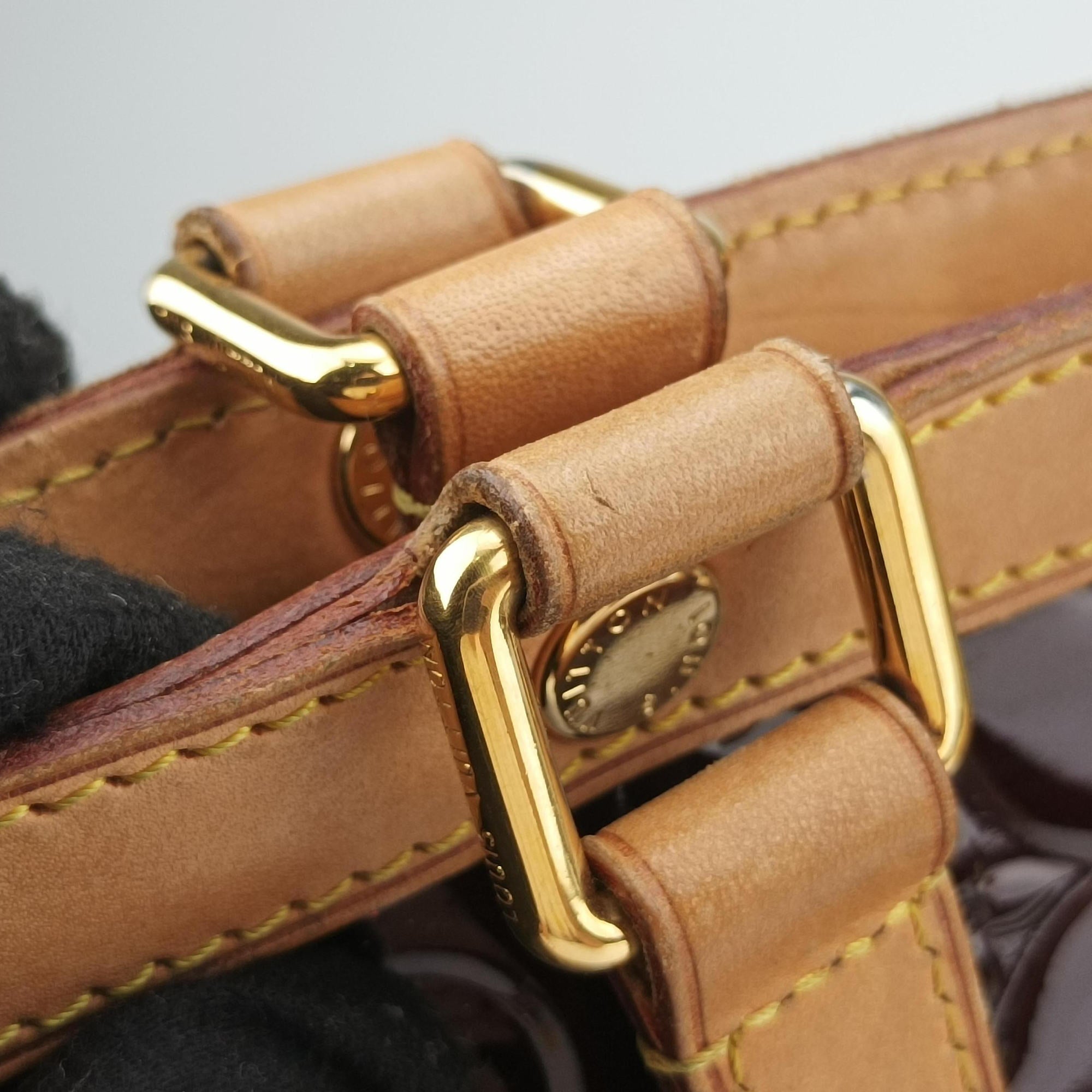 Vintage Louis Vuitton Brea MM ROUGE FAUVISTE Vernis M91690 shoulderbag | stylenewstar