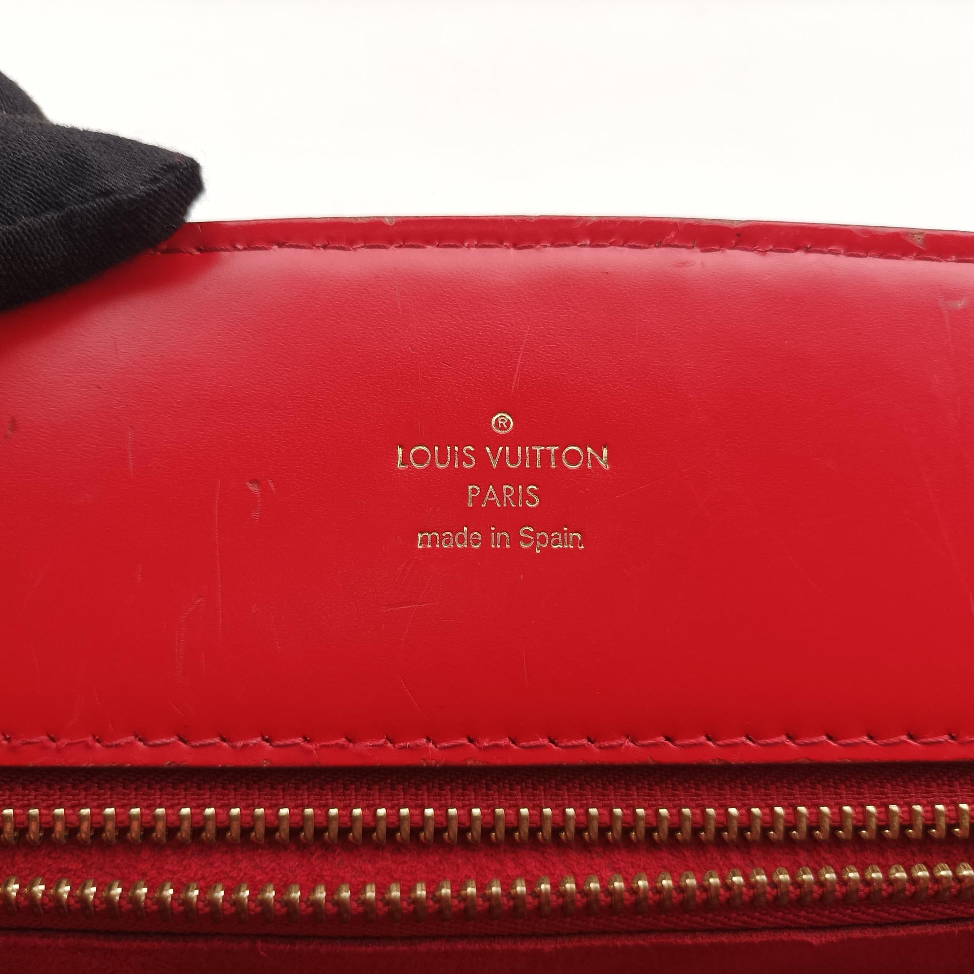 Pre-owned Louis Vuitton PHENIX PM brown×COQUELICOT Monogram Canvas×calf leather M41537 shoulderbag | stylenewstar