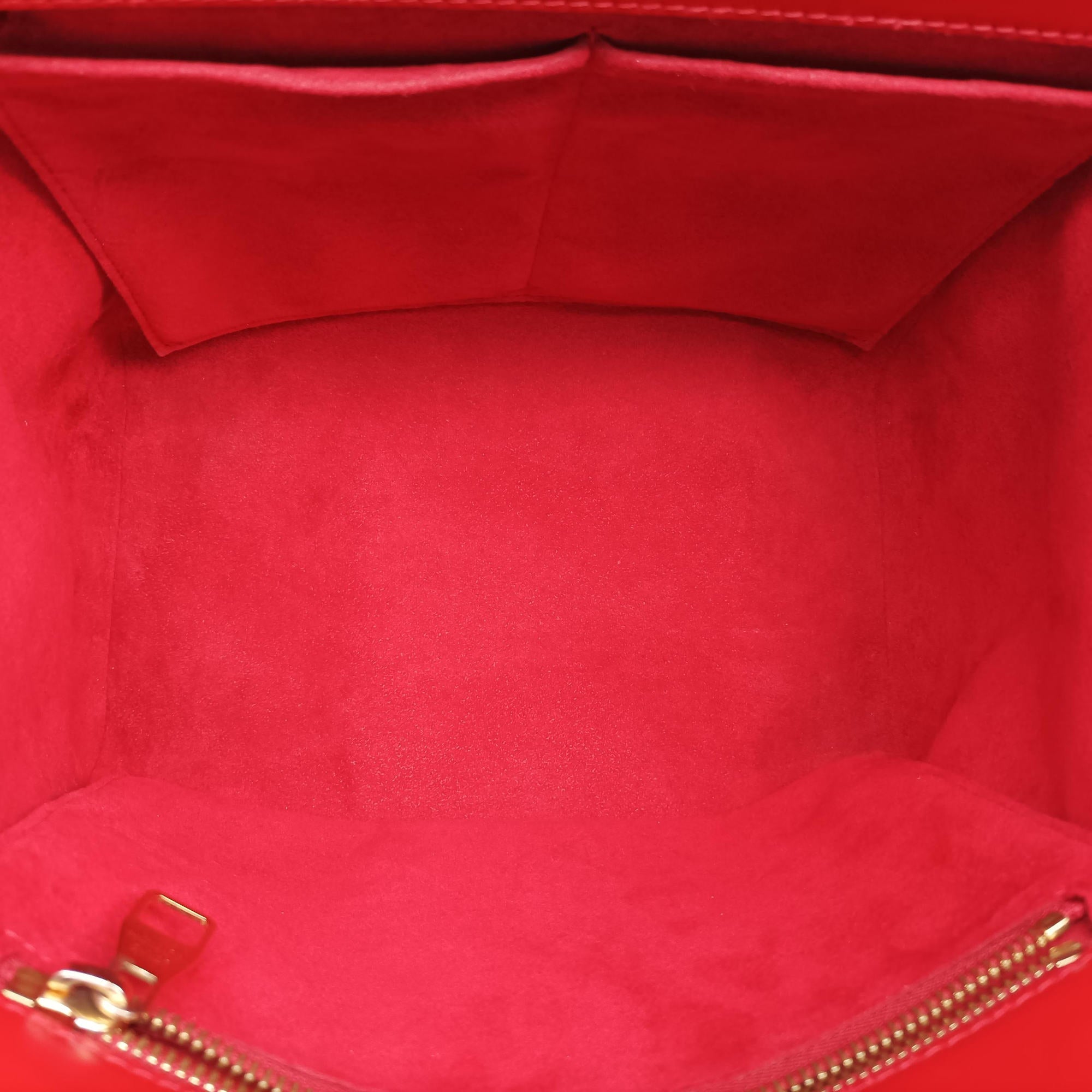 Pre-owned Louis Vuitton PHENIX PM brown×COQUELICOT Monogram Canvas×calf leather M41537 shoulderbag | stylenewstar