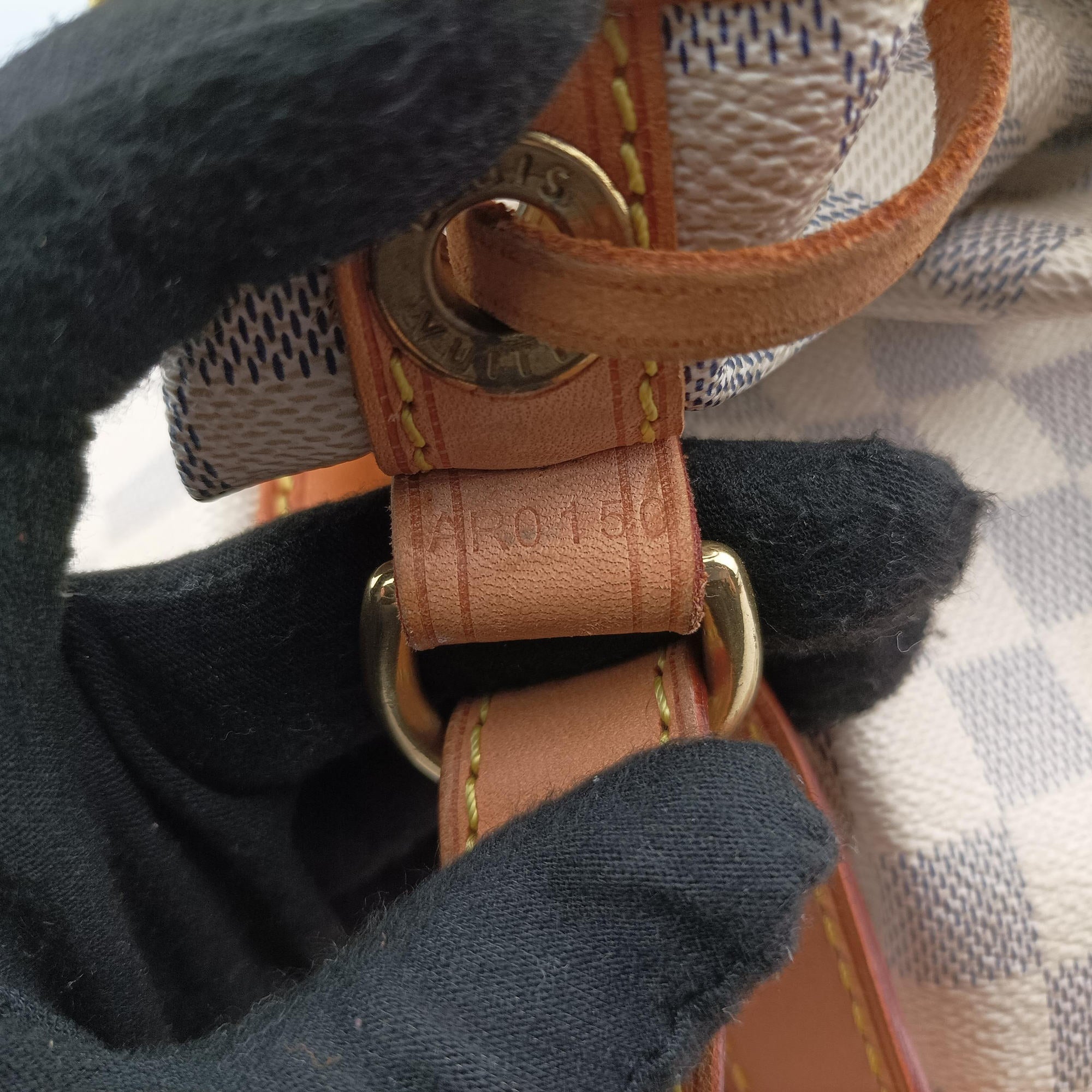 Secondhand Louis Vuitton NOe Azur Damier Canvas N42222 shoulderbag | stylenewstar