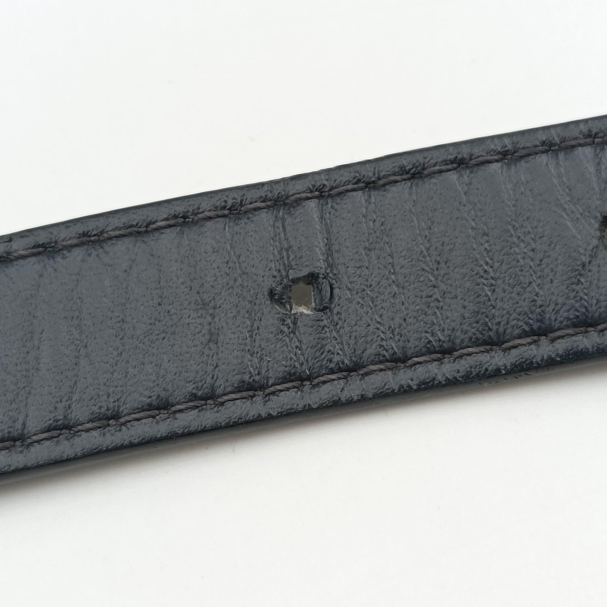 Pre-owned Christian Dior Saddle Navy×Gray Jacquard  bum bag/waist bag | stylenewstar