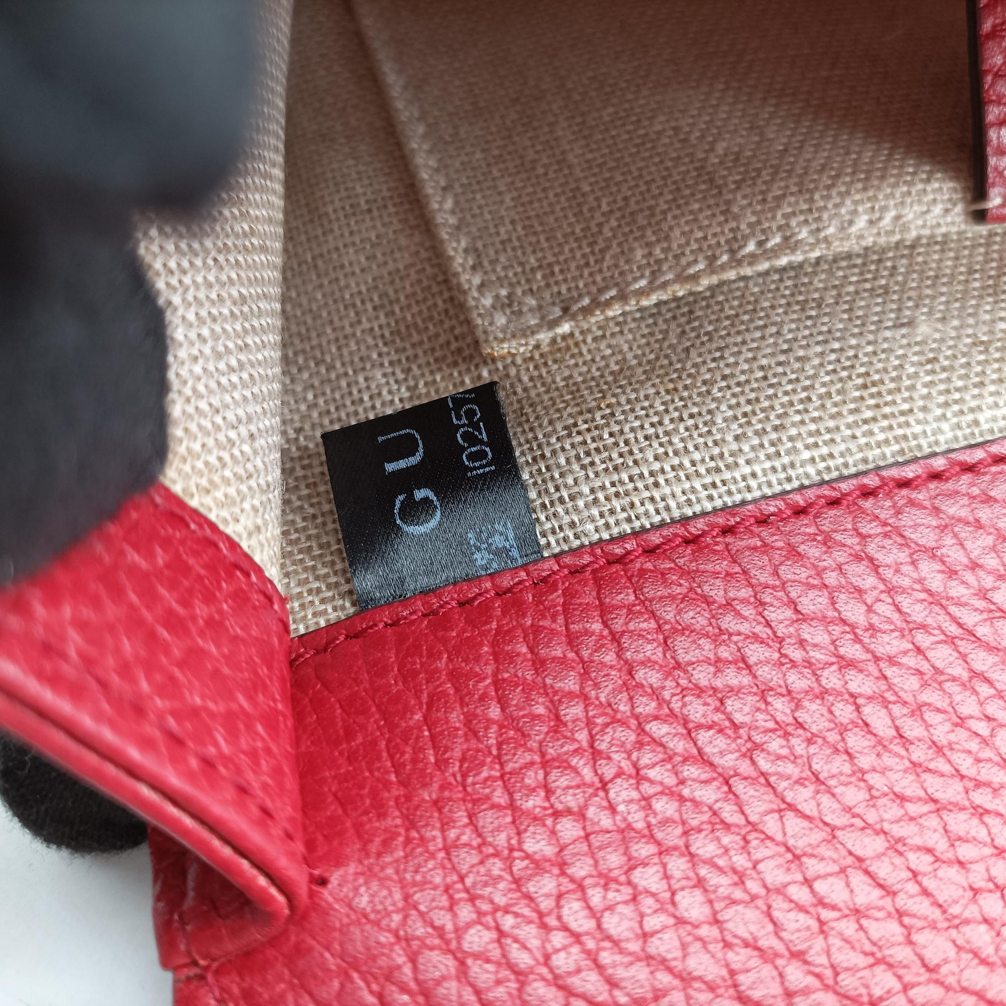 Pre-owned Gucci Interlocking G Red Leather 510304 shoulderbag | stylenewstar