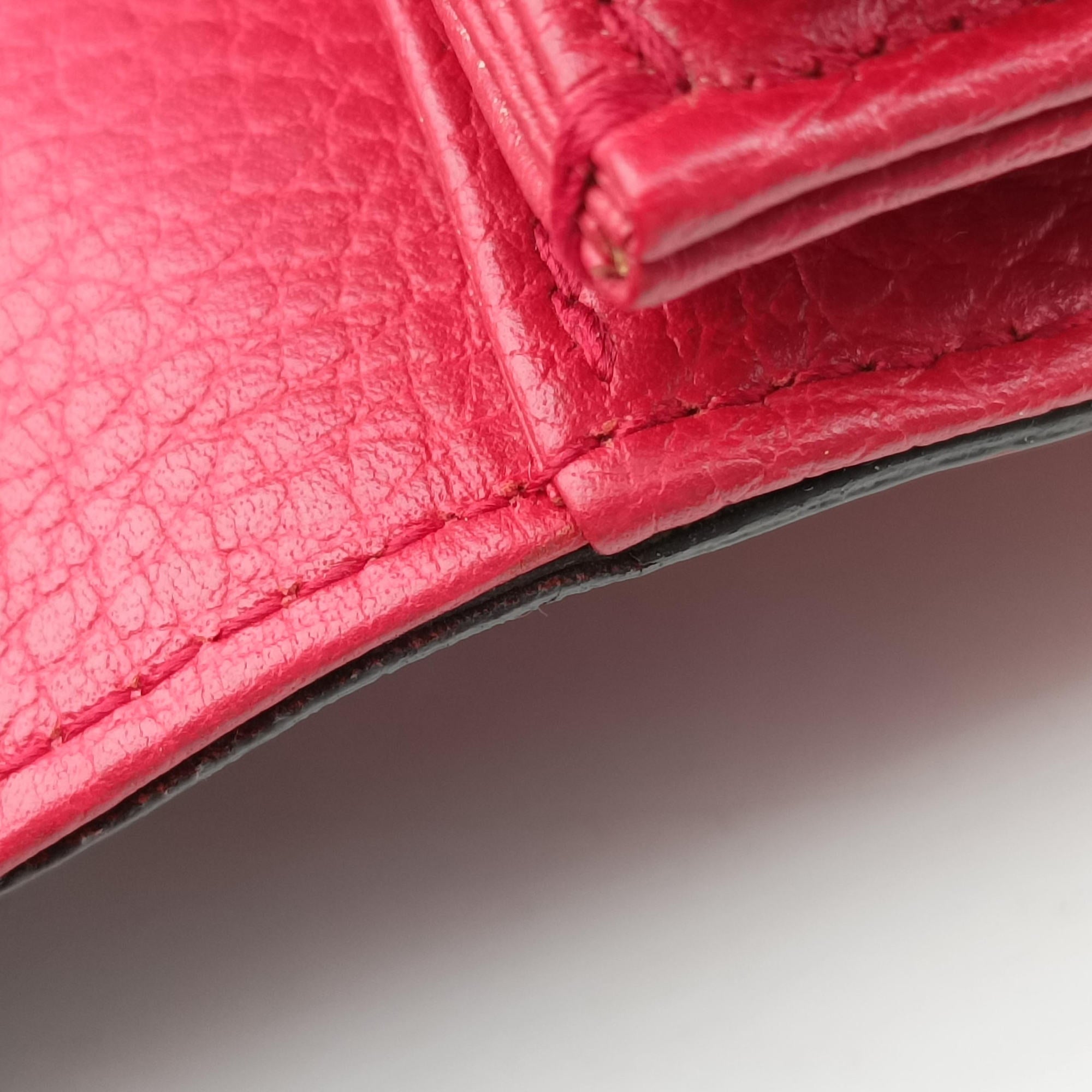 Pre-owned Gucci Interlocking G Red Leather 510304 shoulderbag | stylenewstar