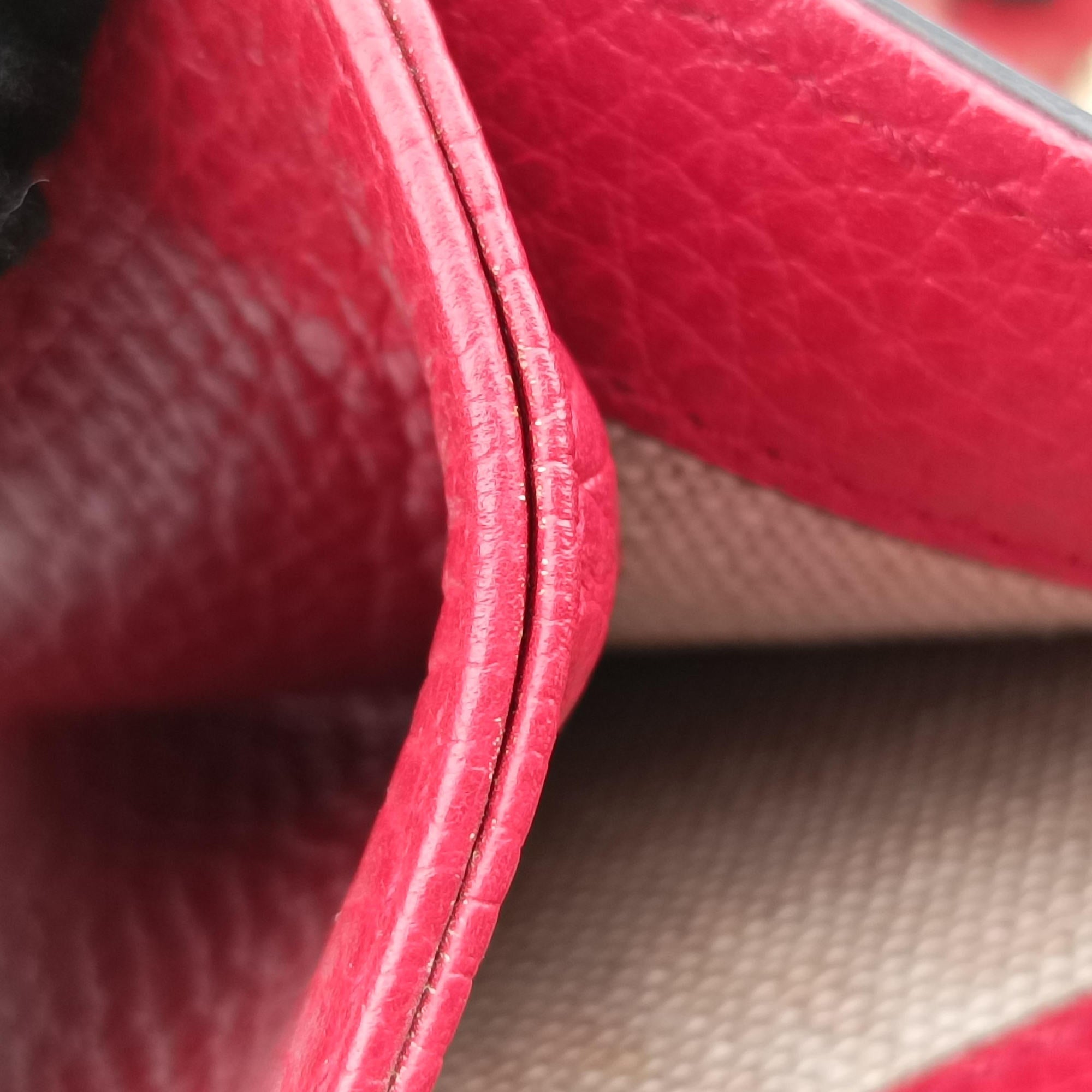 Pre-owned Gucci Interlocking G Red Leather 510304 shoulderbag | stylenewstar