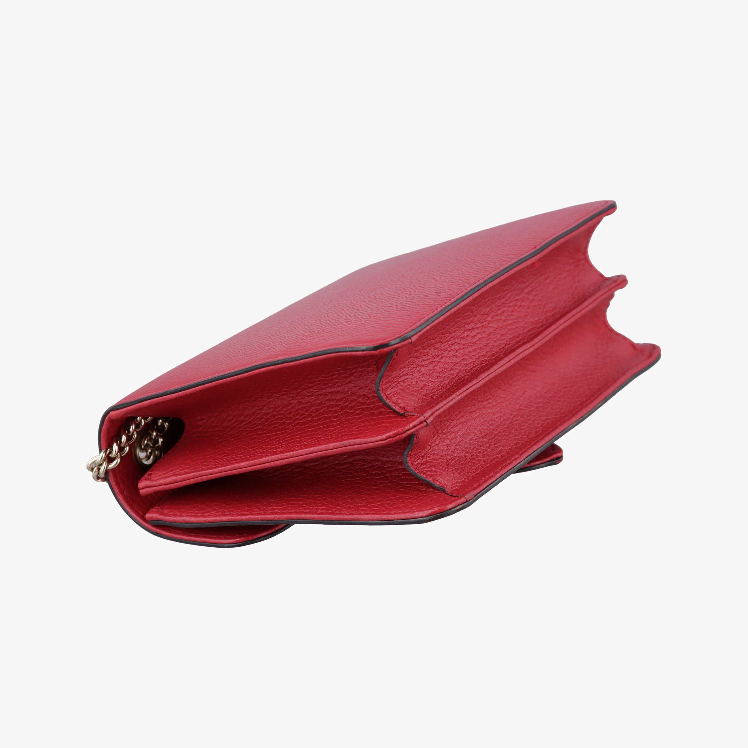 Pre-owned Gucci Interlocking G Red Leather 510304 shoulderbag | stylenewstar