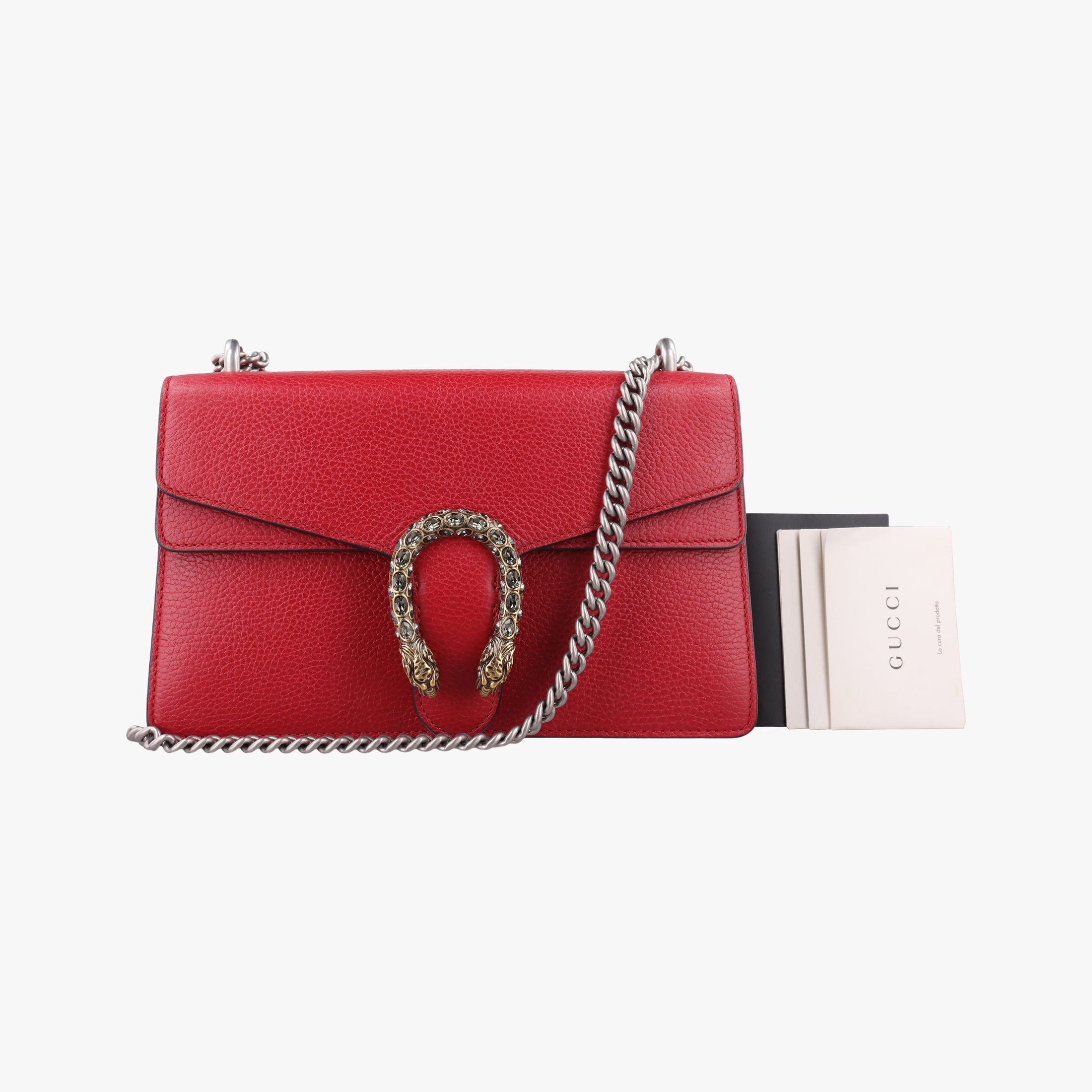 Secondhand Gucci Dionysus Red Leather 400249 shoulderbag | stylenewstar
