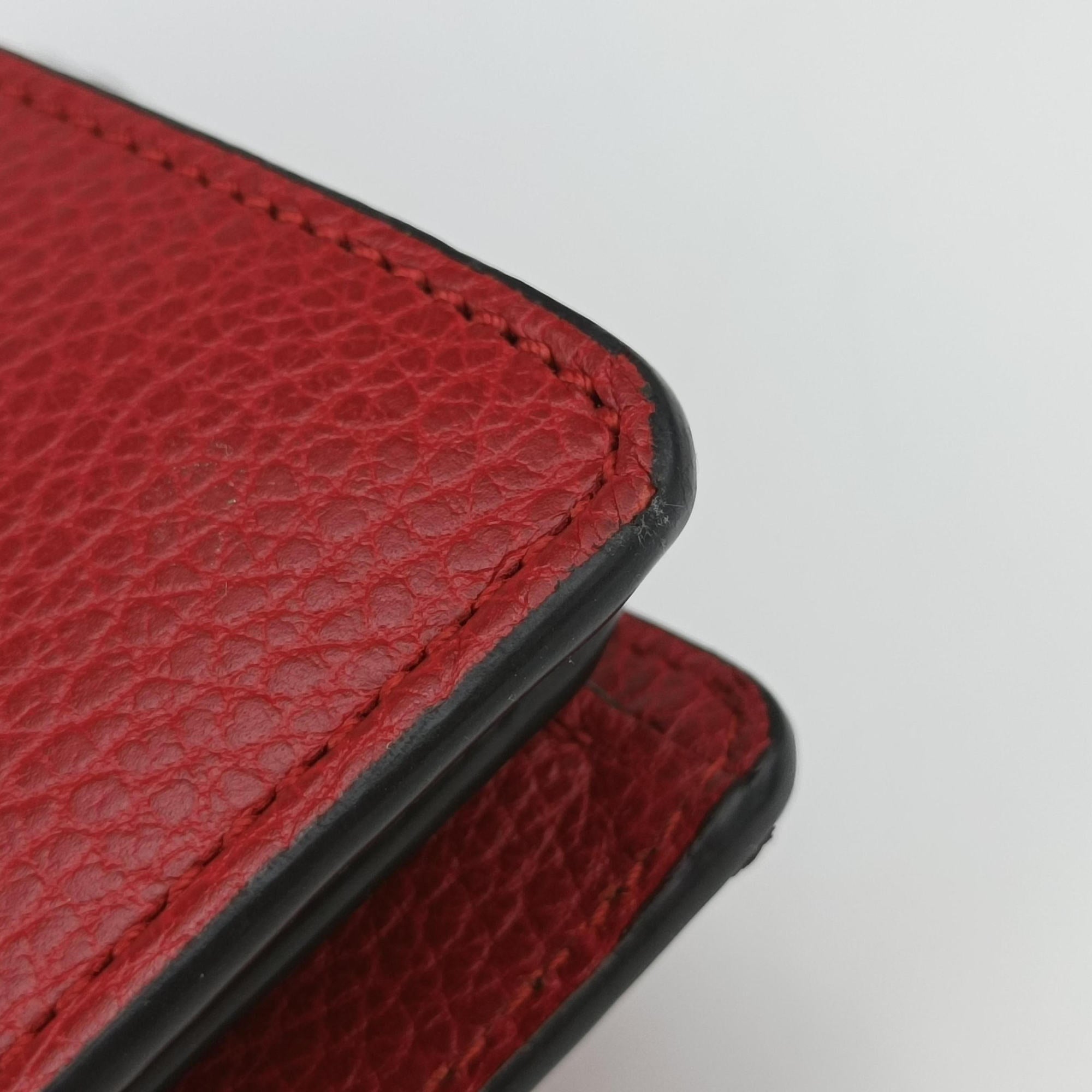 Secondhand Gucci Dionysus Red Leather 400249 shoulderbag | stylenewstar