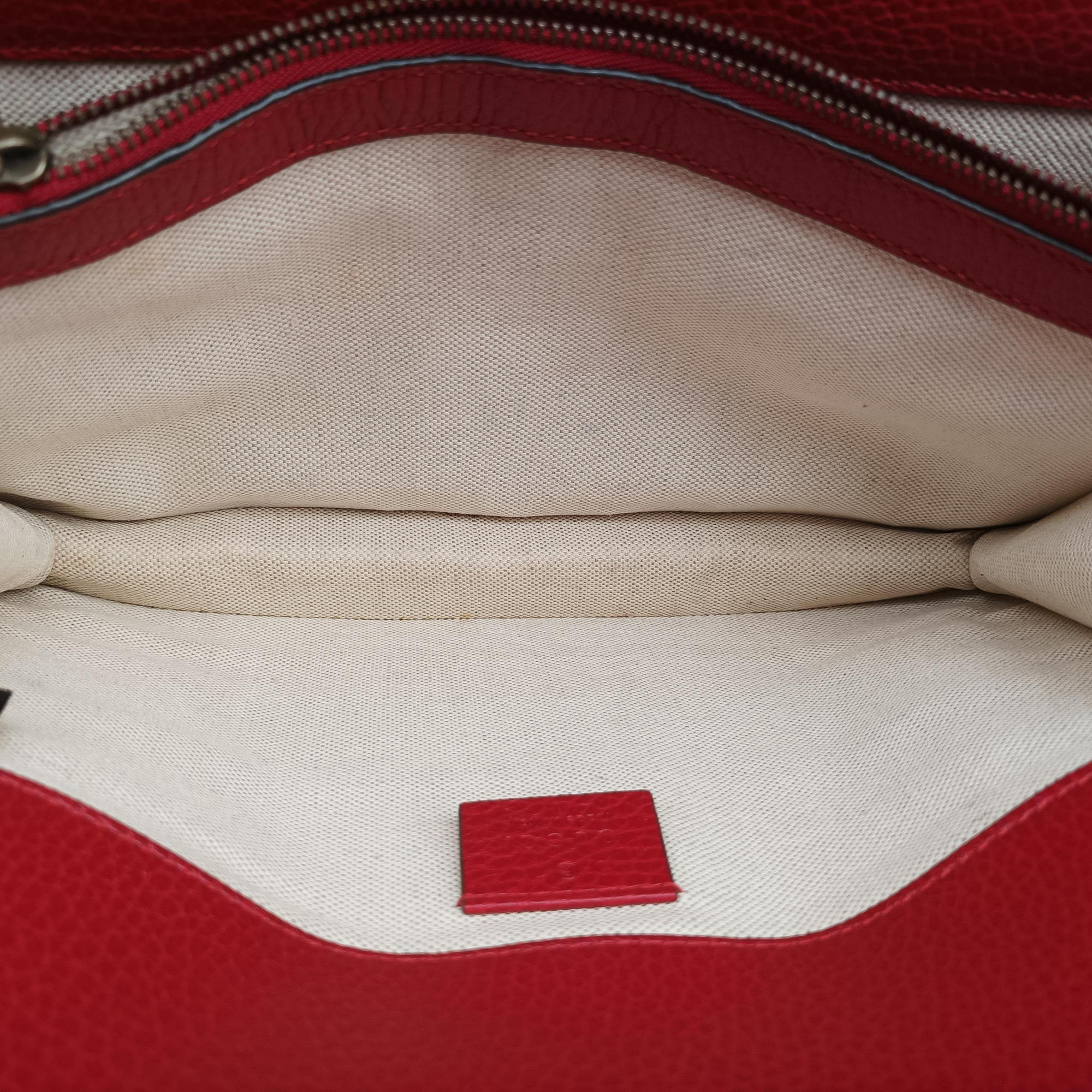 Secondhand Gucci Dionysus Red Leather 400249 shoulderbag | stylenewstar