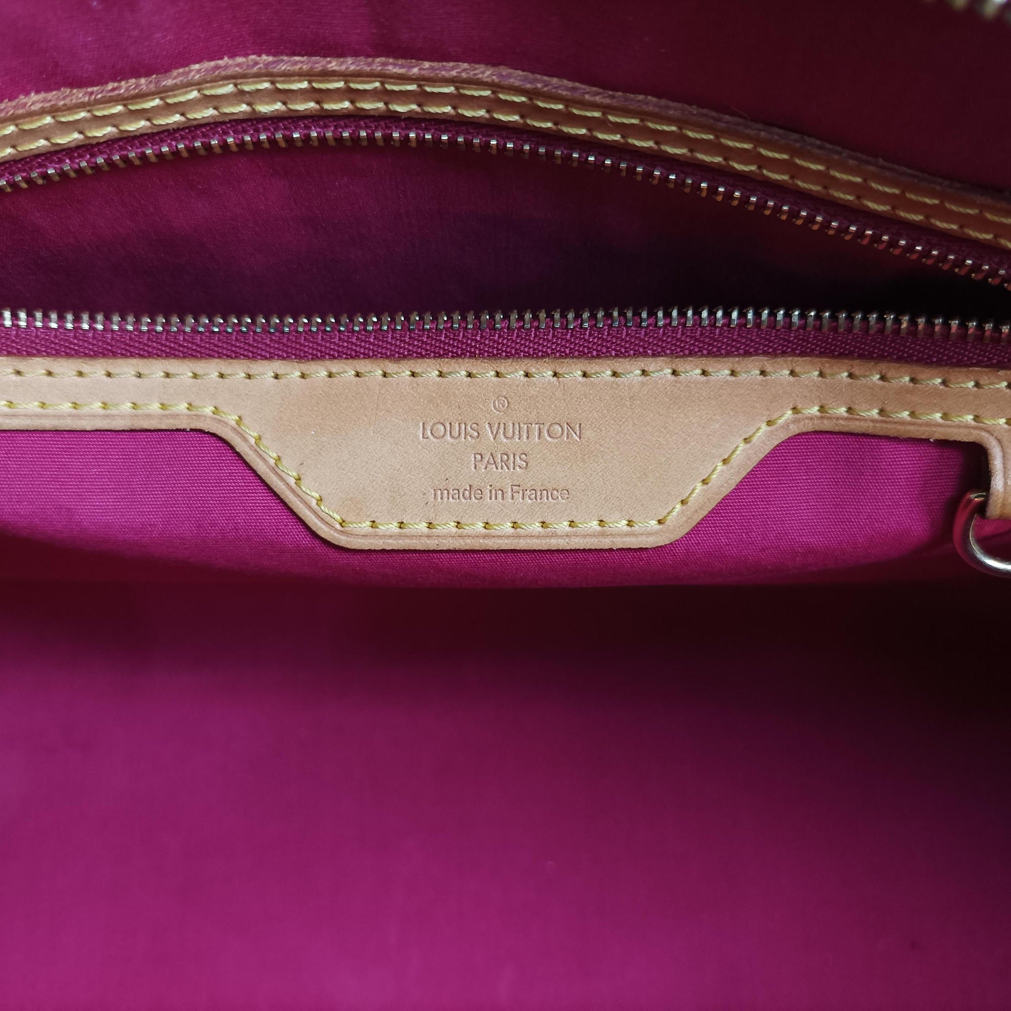 Pre-owned Louis Vuitton Brea MM ROSE INDIEN Vernis M91798 shoulderbag | stylenewstar