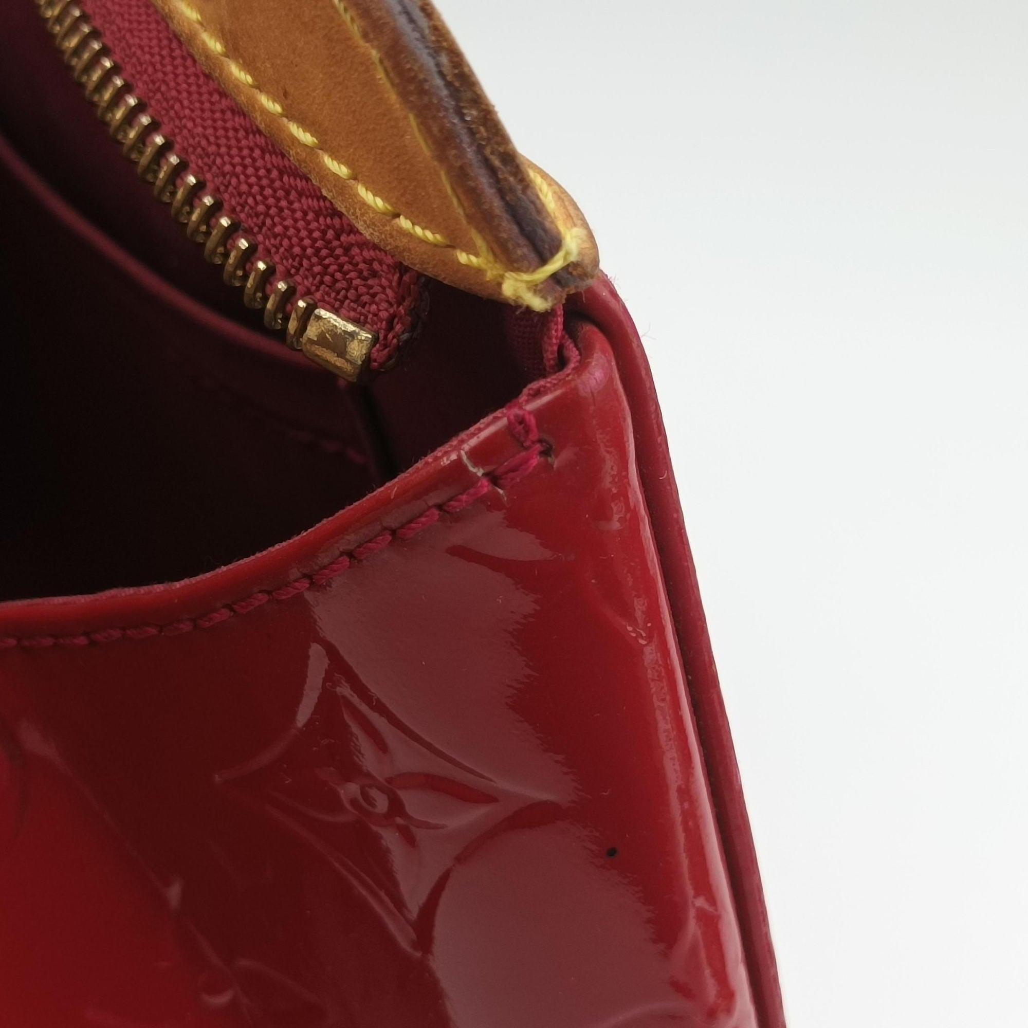 Pre-owned Louis Vuitton Brea MM ROSE INDIEN Vernis M91798 shoulderbag | stylenewstar