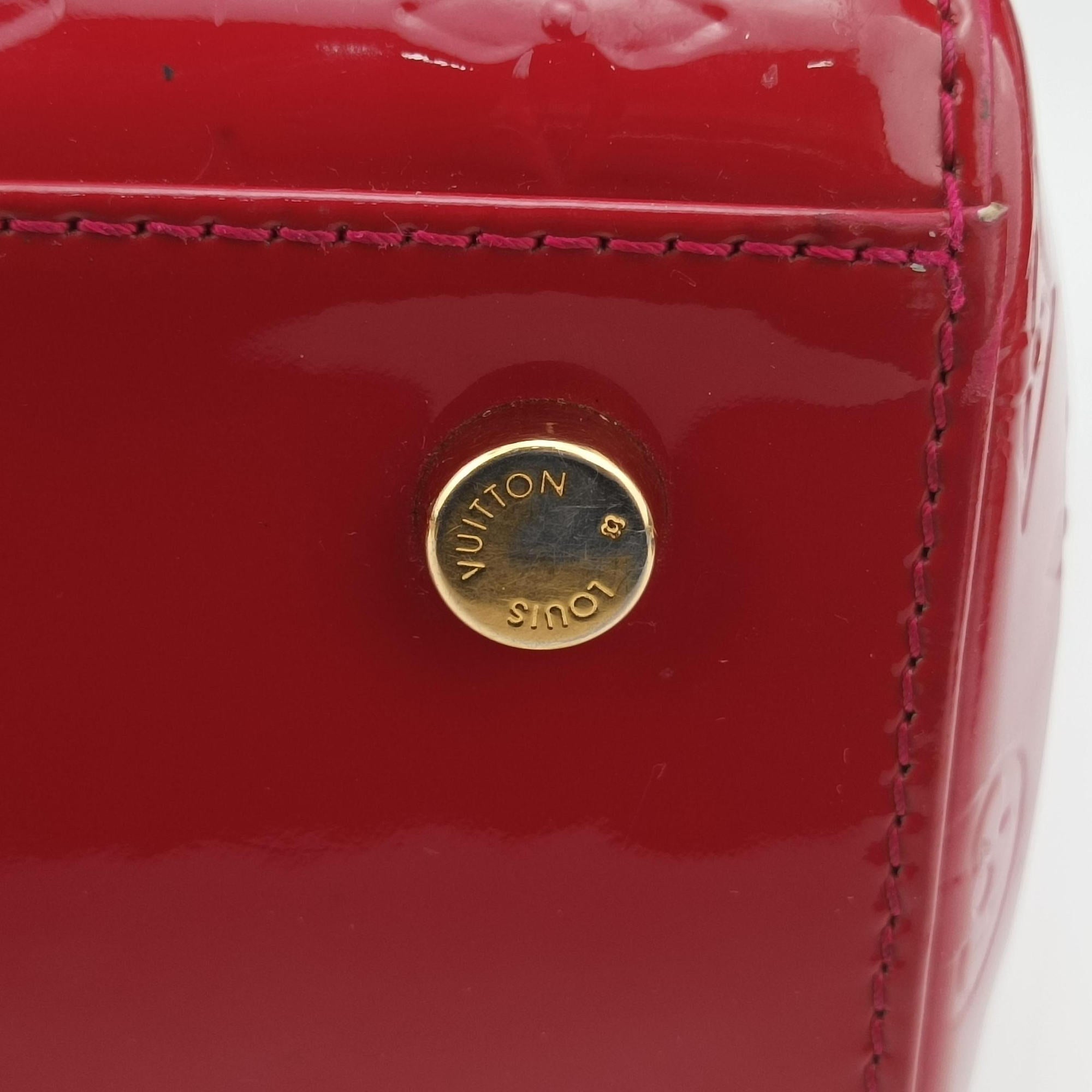 Pre-owned Louis Vuitton Brea MM ROSE INDIEN Vernis M91798 shoulderbag | stylenewstar