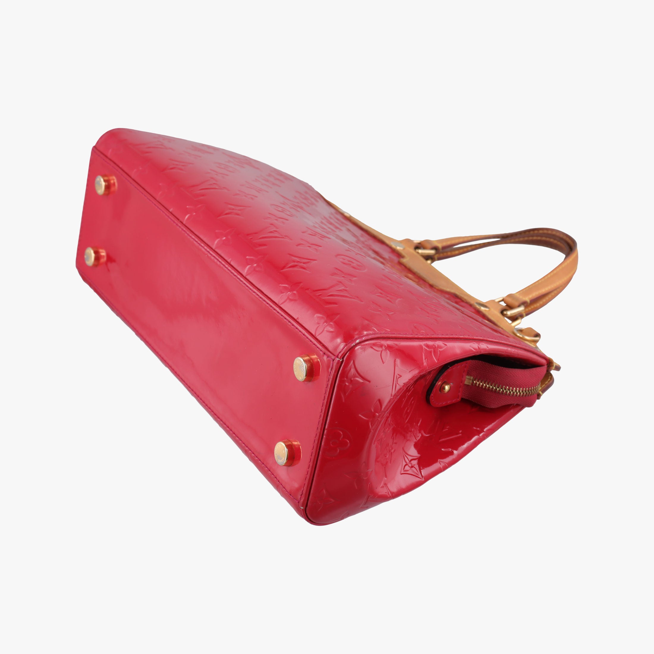 Pre-owned Louis Vuitton Brea MM ROSE INDIEN Vernis M91798 shoulderbag | stylenewstar