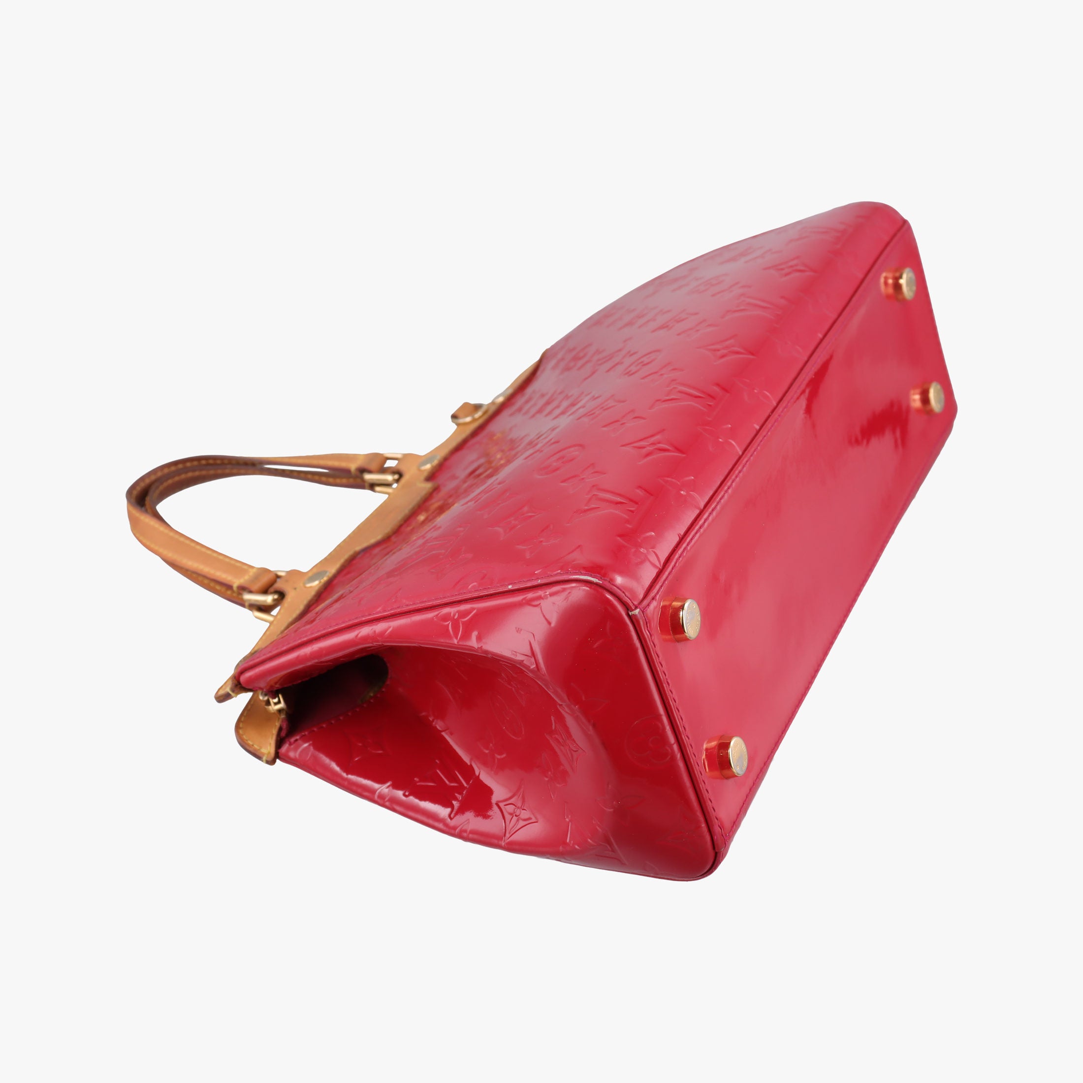 Pre-owned Louis Vuitton Brea MM ROSE INDIEN Vernis M91798 shoulderbag | stylenewstar