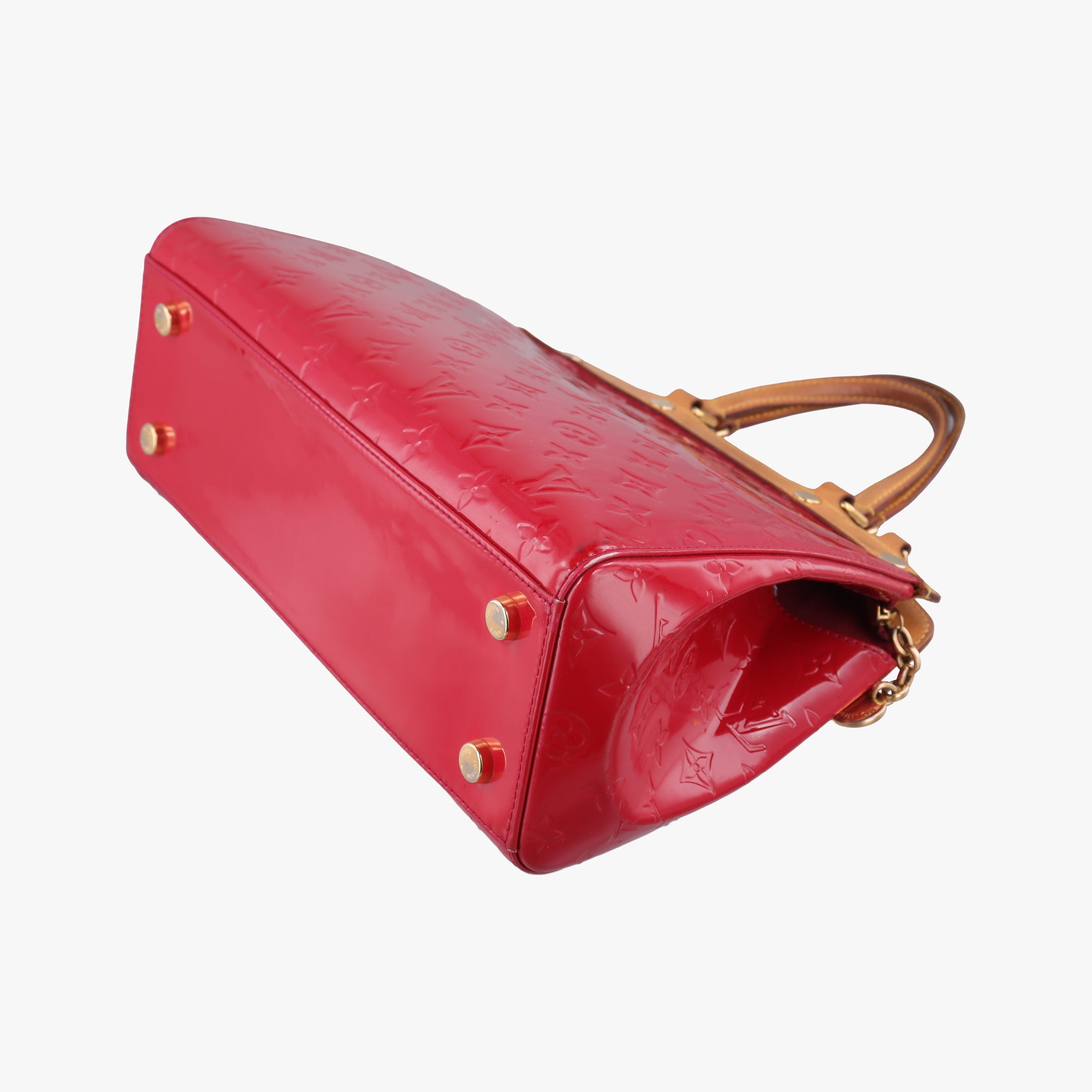 Pre-owned Louis Vuitton Brea MM ROSE INDIEN Vernis M91798 shoulderbag | stylenewstar