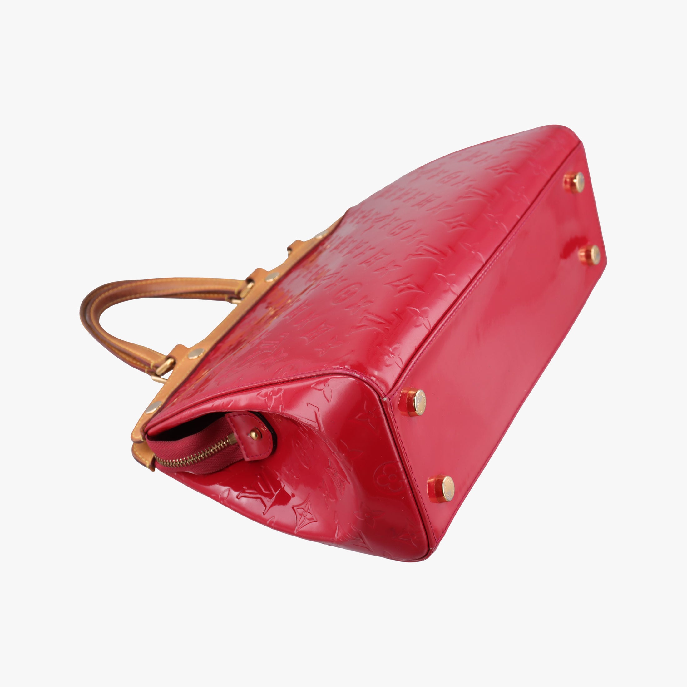 Pre-owned Louis Vuitton Brea MM ROSE INDIEN Vernis M91798 shoulderbag | stylenewstar