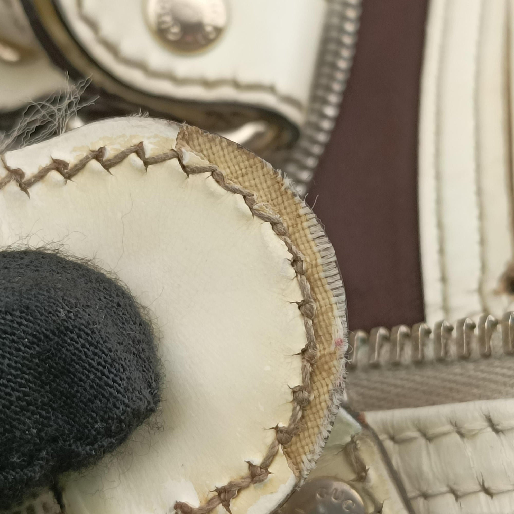 Pre-owned Gucci GG plus Spring Joy GG Supreme BEIGE×WHITE PVC coated canvas×leather 193603 handbag | stylenewstar