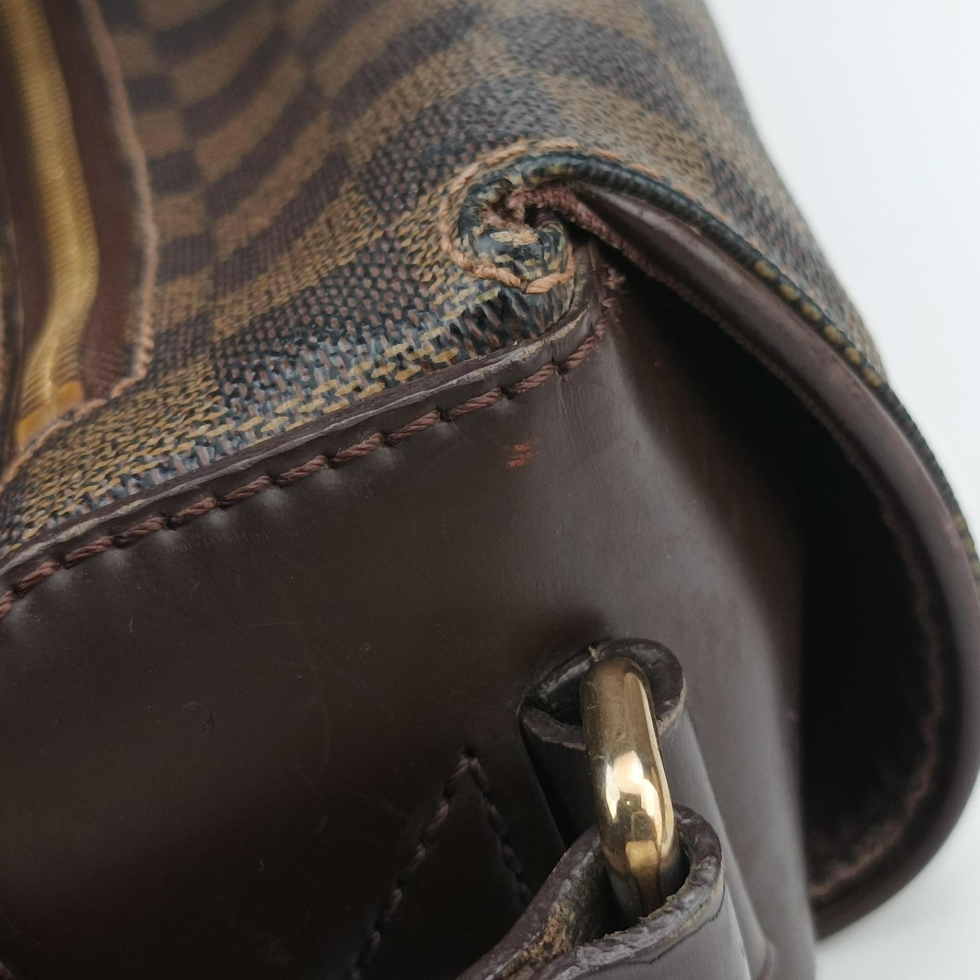 Secondhand Louis Vuitton SPENCER EBENE Damier　Canvas N58021 shoulderbag | stylenewstar
